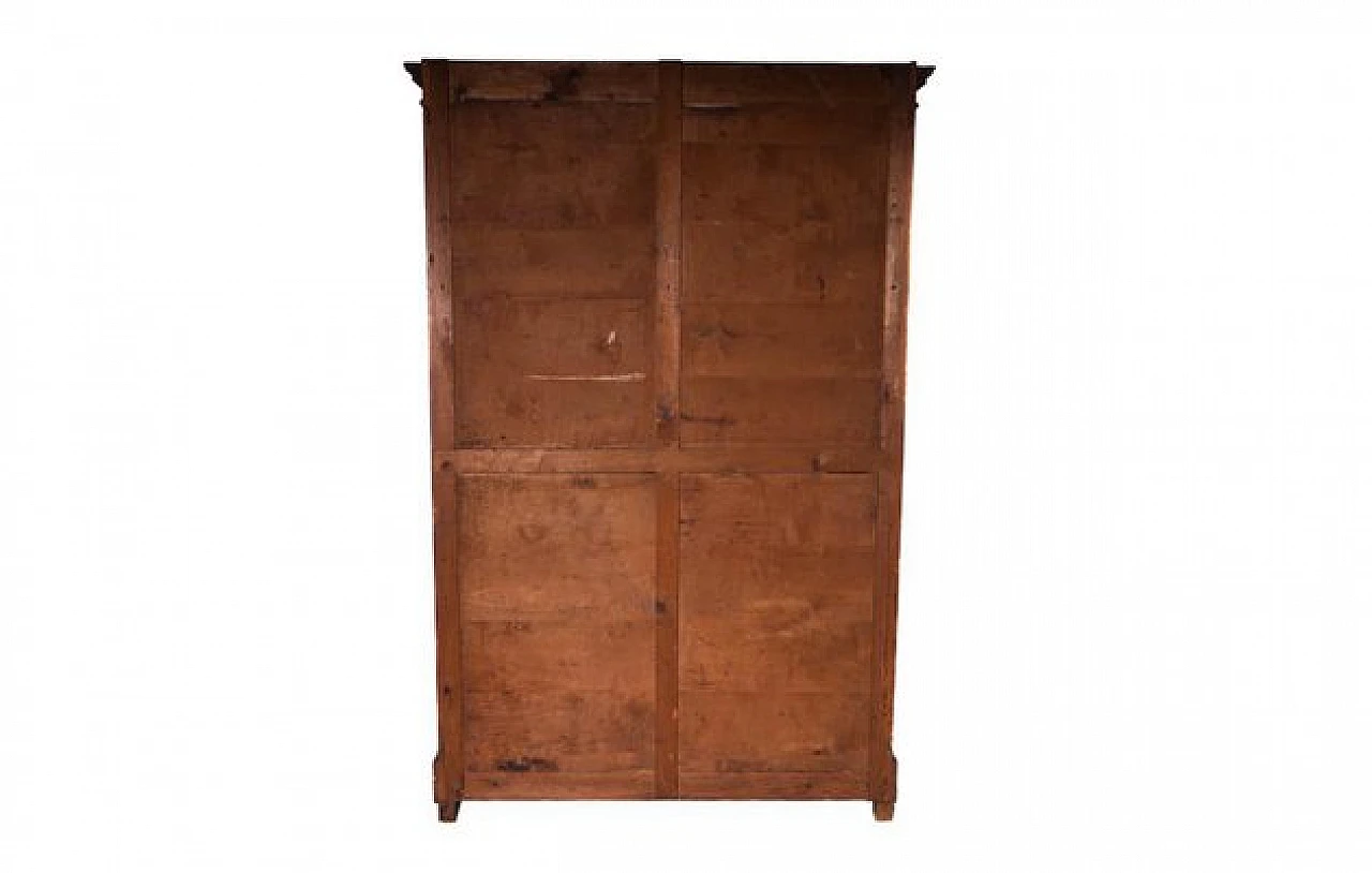 Three-shelf wooden showcase with two doors, 2000s 4