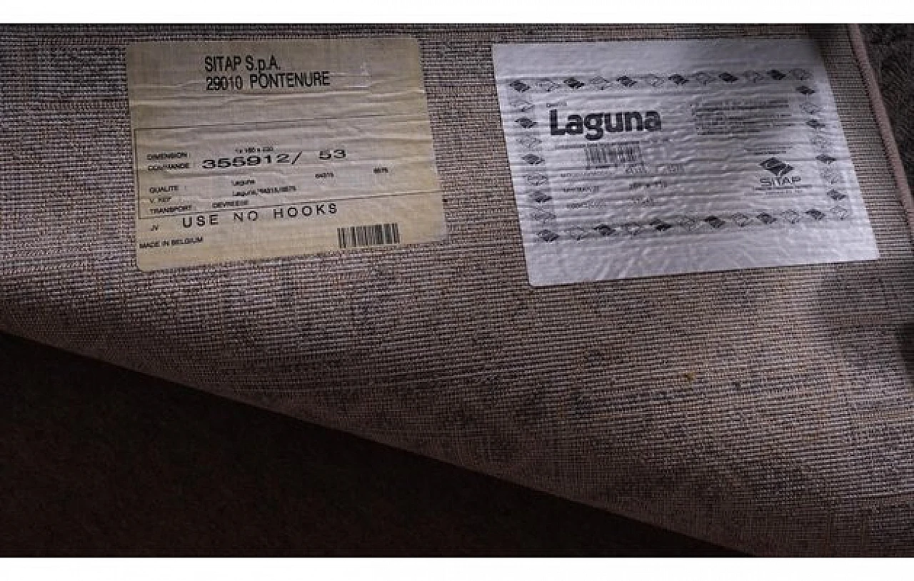 Tappeto grigio Laguna di SITAP, anni '80 2