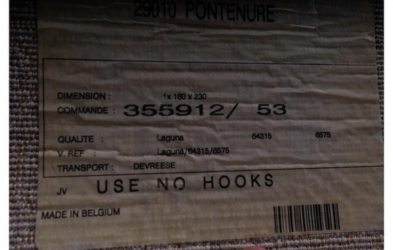 Tappeto grigio Laguna di SITAP, anni '80 3