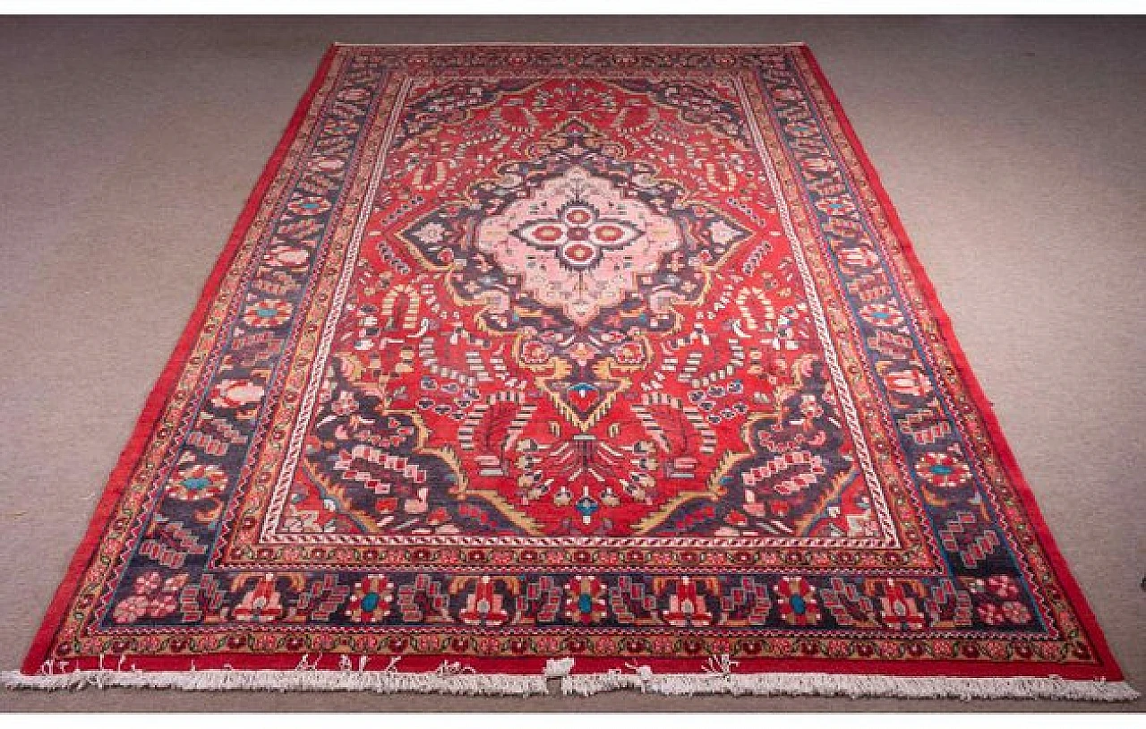 Middle Eastern pure wool rug, mid-19th century 1