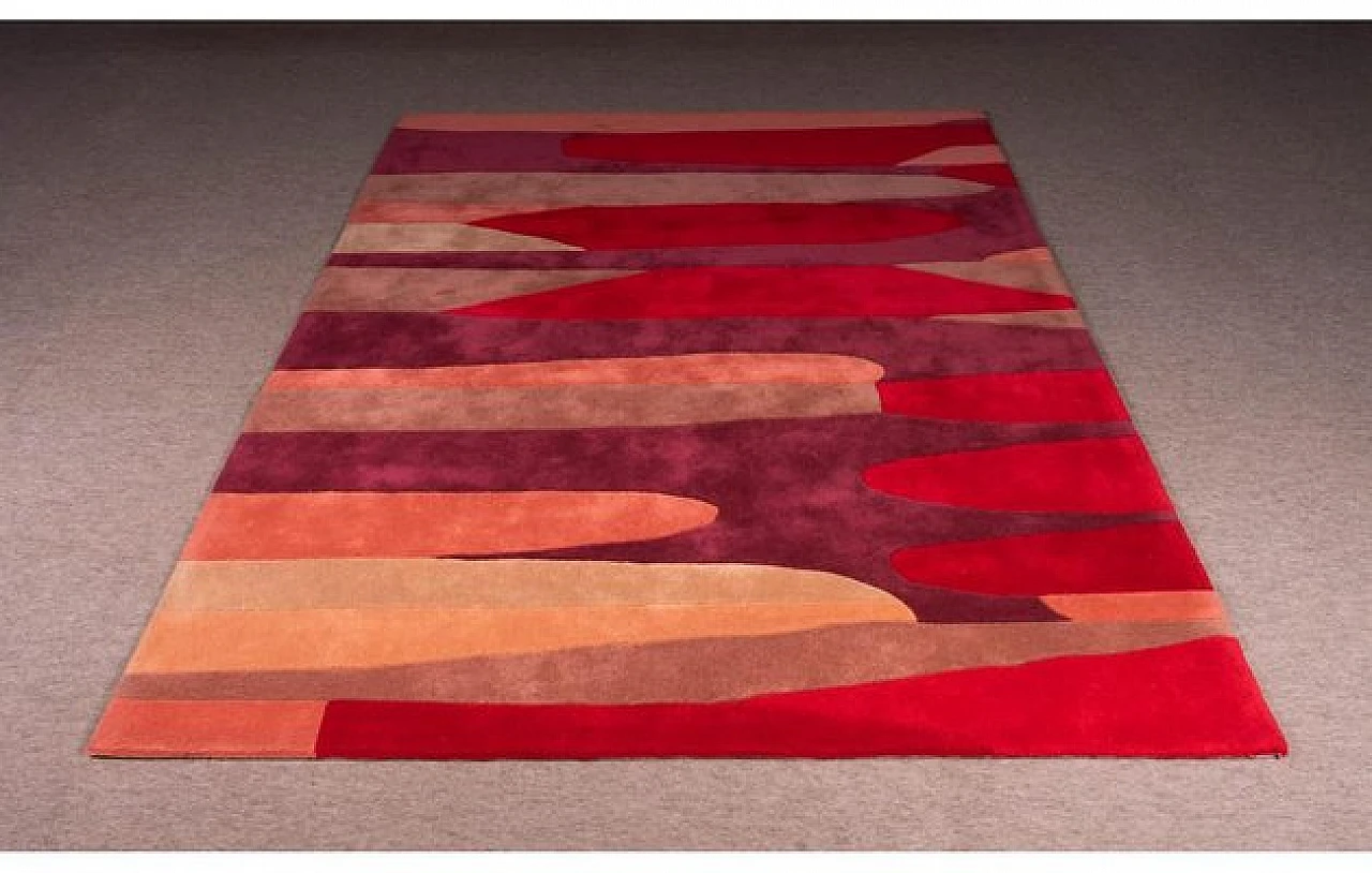 Tallinn rectangular red carpet, late 20th century 1