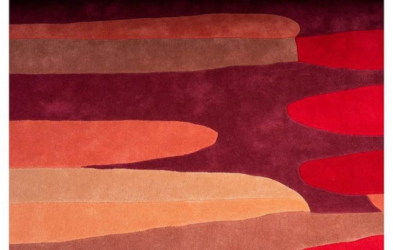 Tallinn rectangular red carpet, late 20th century 3