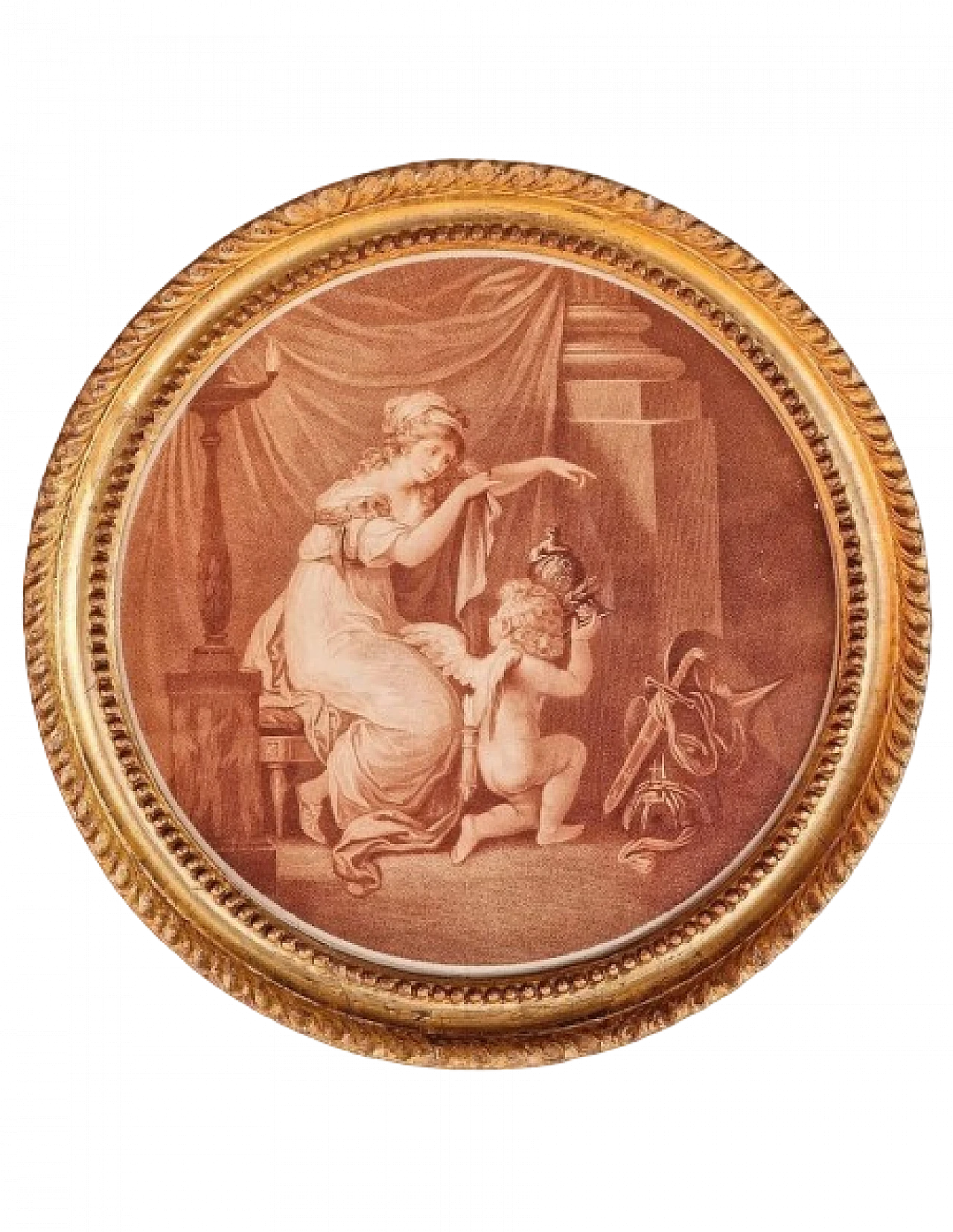 F. Bartolozzi, Camilla disarmed by Cupid, engraving, 1805 2