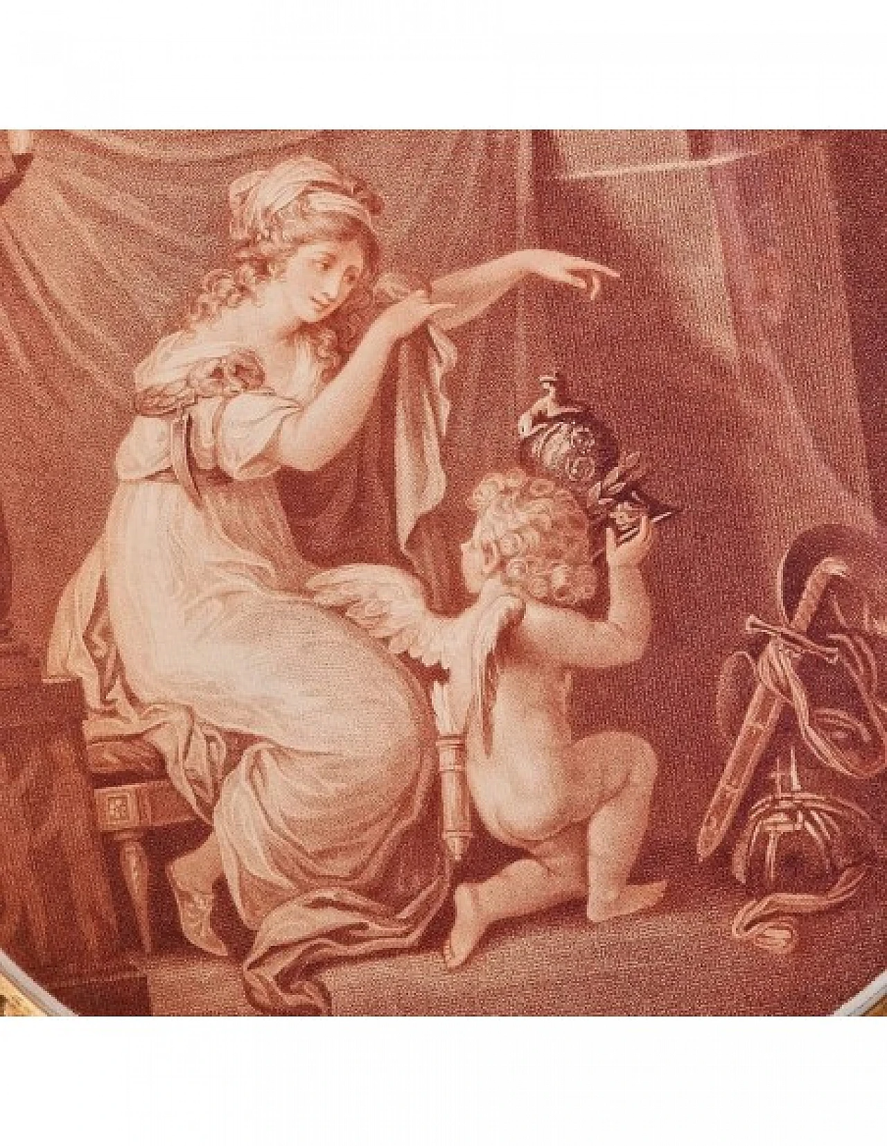 F. Bartolozzi, Camilla disarmed by Cupid, engraving, 1805 3