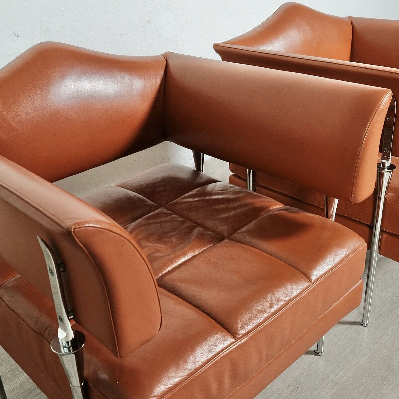 Coppia di poltrone Hydra Sirius di Poltrona Frau, anni '90 5