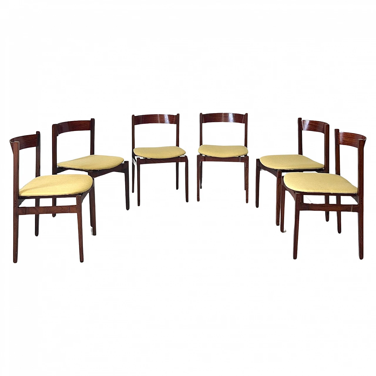 6 Sedie 104 di Gianfranco Frattini per Cassina, anni '60 1