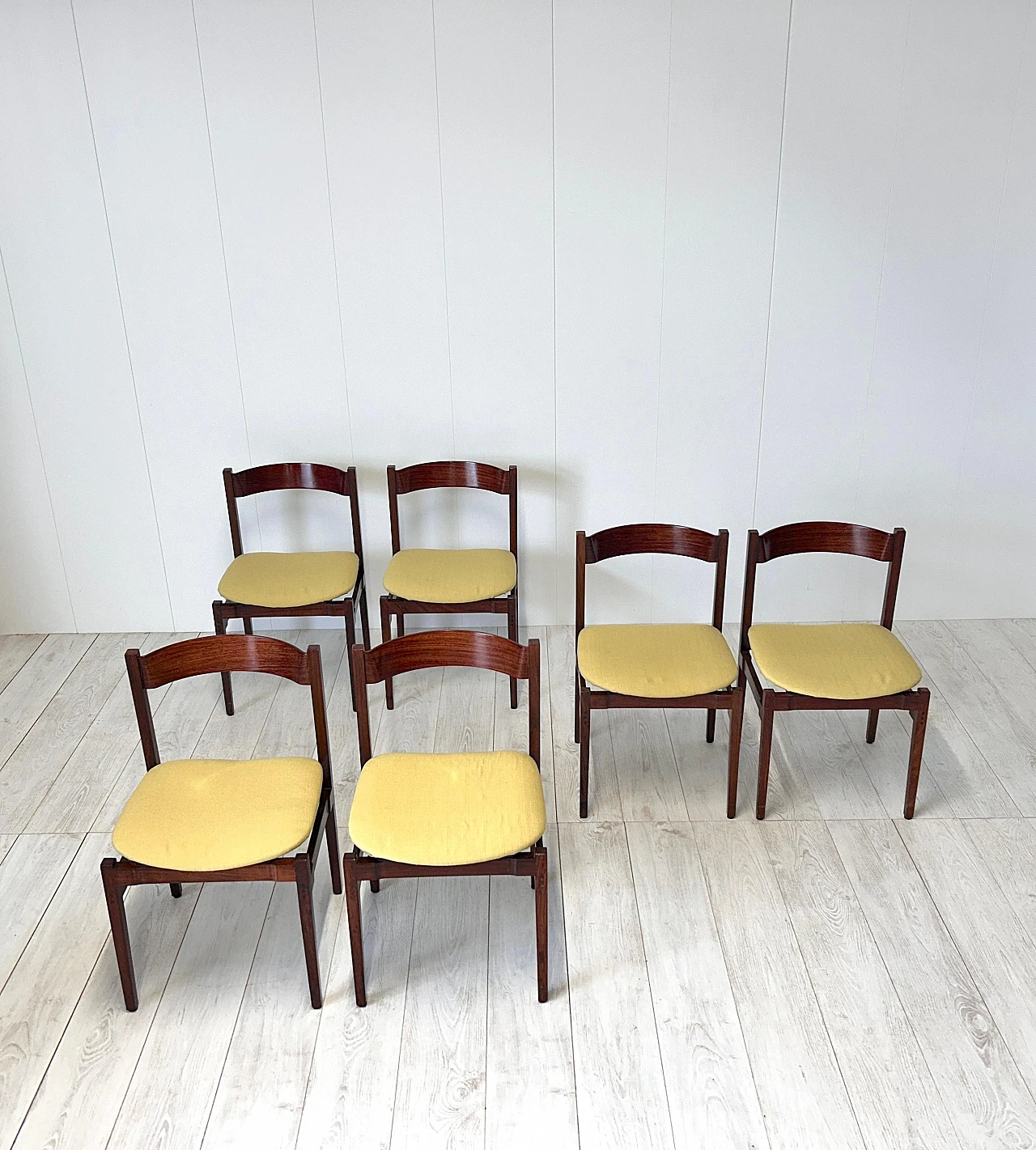 6 Sedie 104 di Gianfranco Frattini per Cassina, anni '60 8