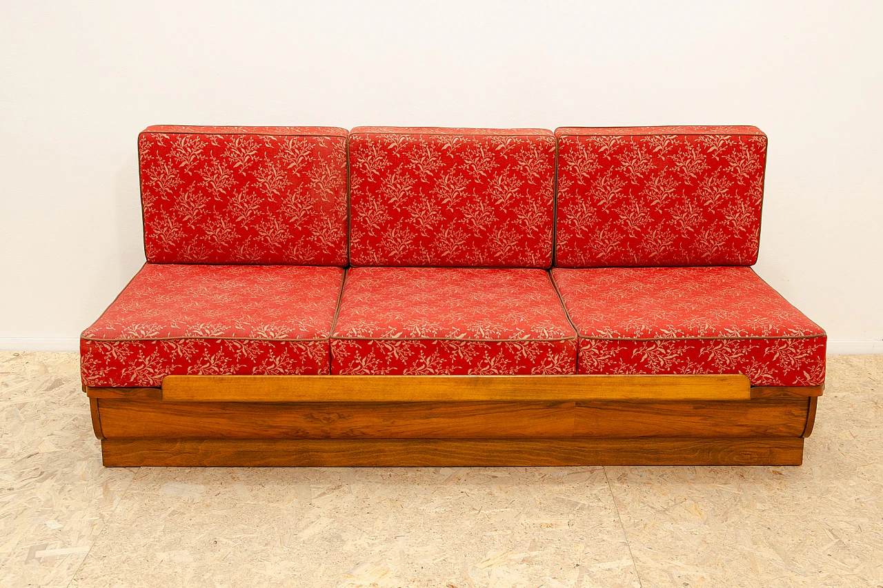 Sofa bed by Jindrich Halabala for UP Závody 1950s 2