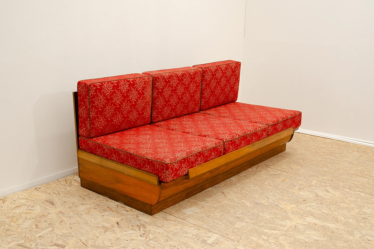 Sofa bed by Jindrich Halabala for UP Závody 1950s 3
