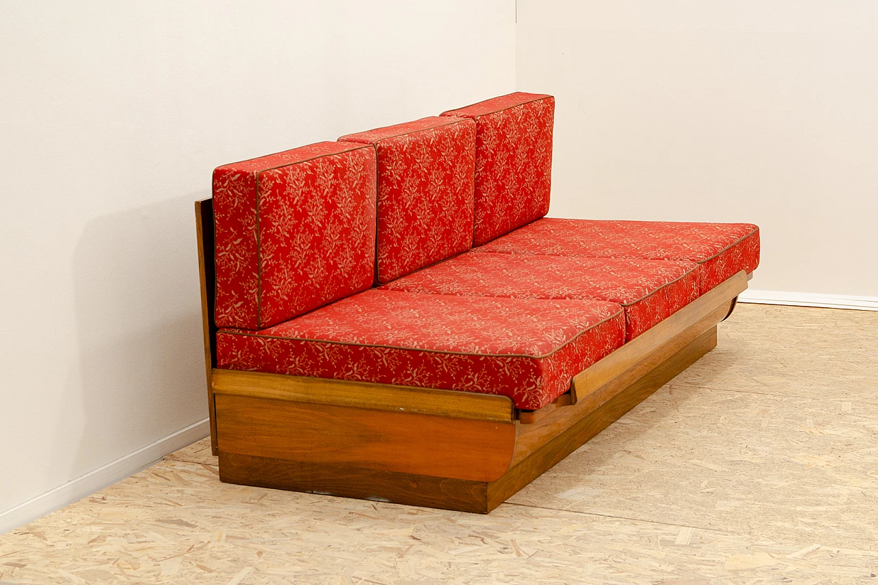 Sofa bed by Jindrich Halabala for UP Závody 1950s 4