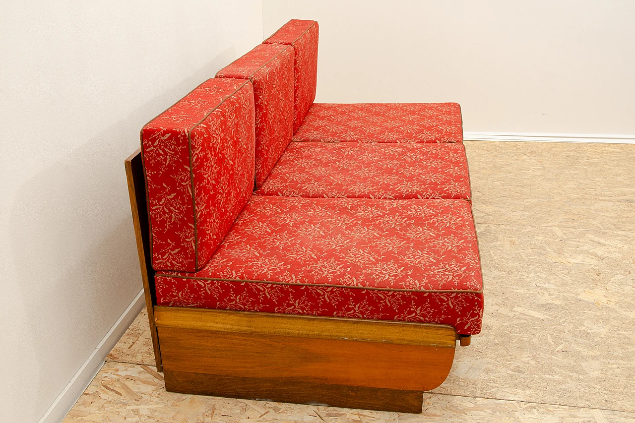 Sofa bed by Jindrich Halabala for UP Závody 1950s 5