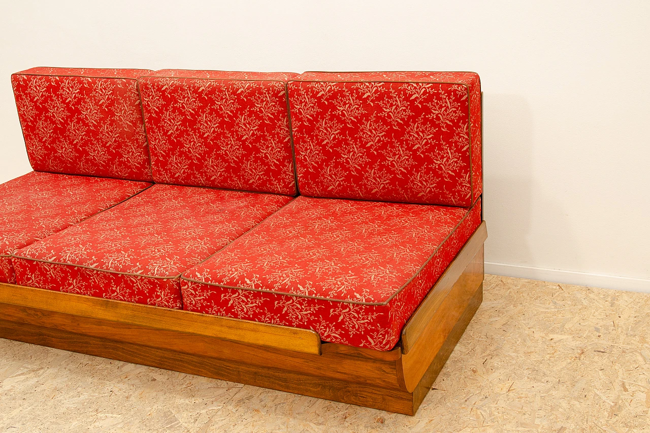 Sofa bed by Jindrich Halabala for UP Závody 1950s 6