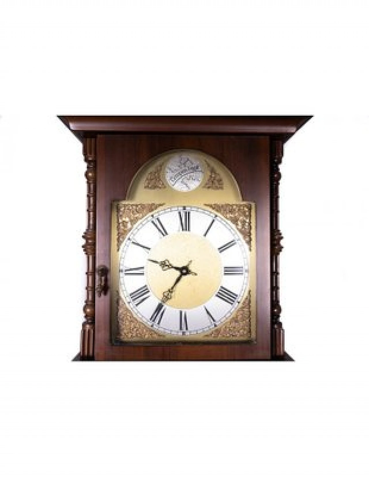 Il tempo vola, orologio a colonna in legno, metà '900 6