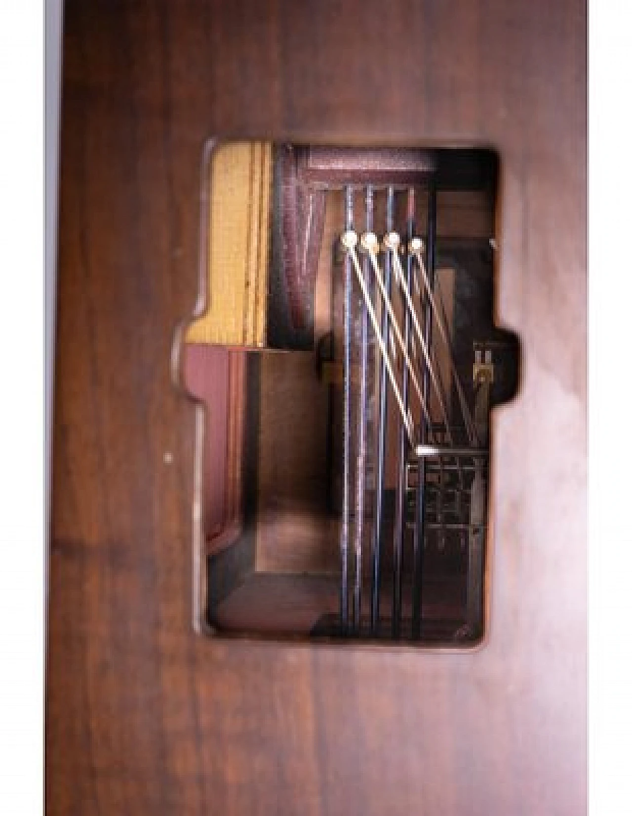 Il tempo vola, orologio a colonna in legno, metà '900 7