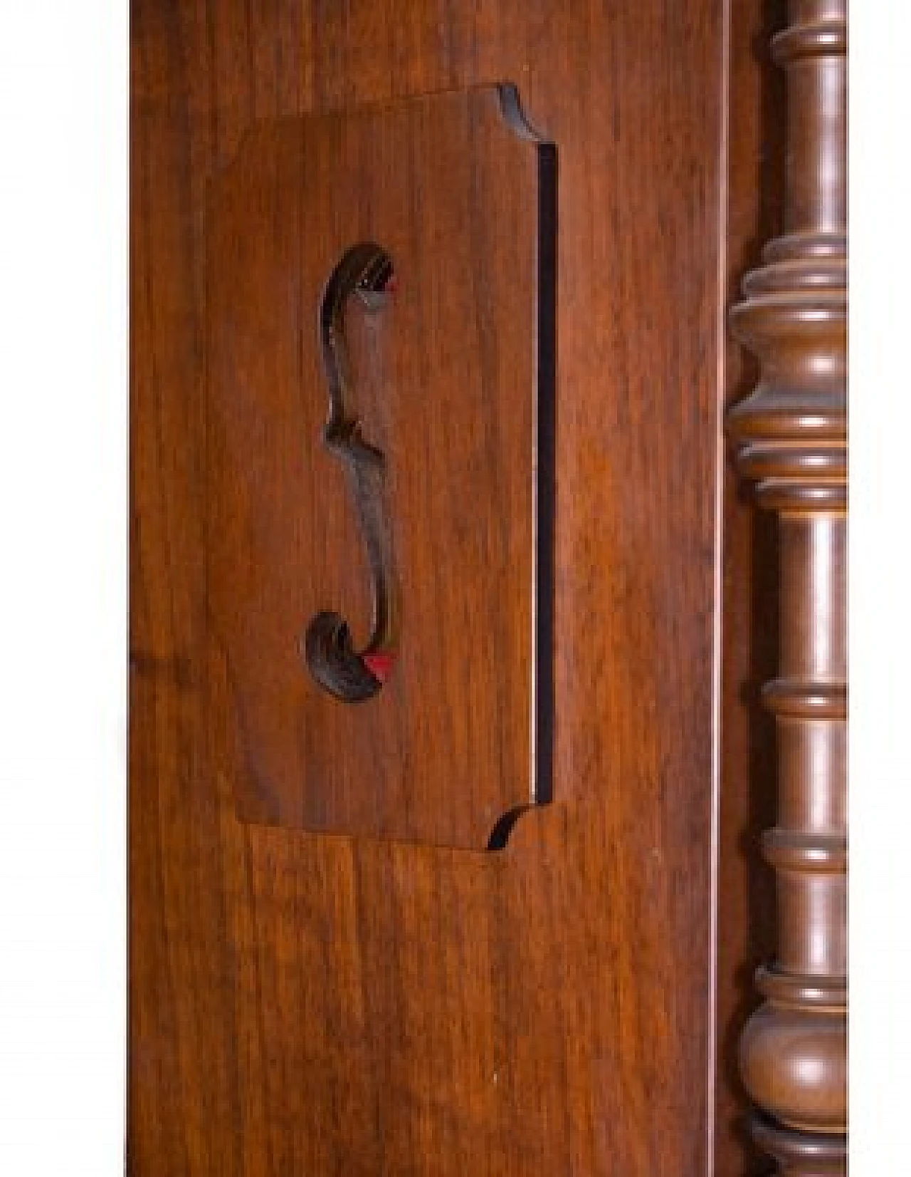 Il tempo vola, orologio a colonna in legno, metà '900 8