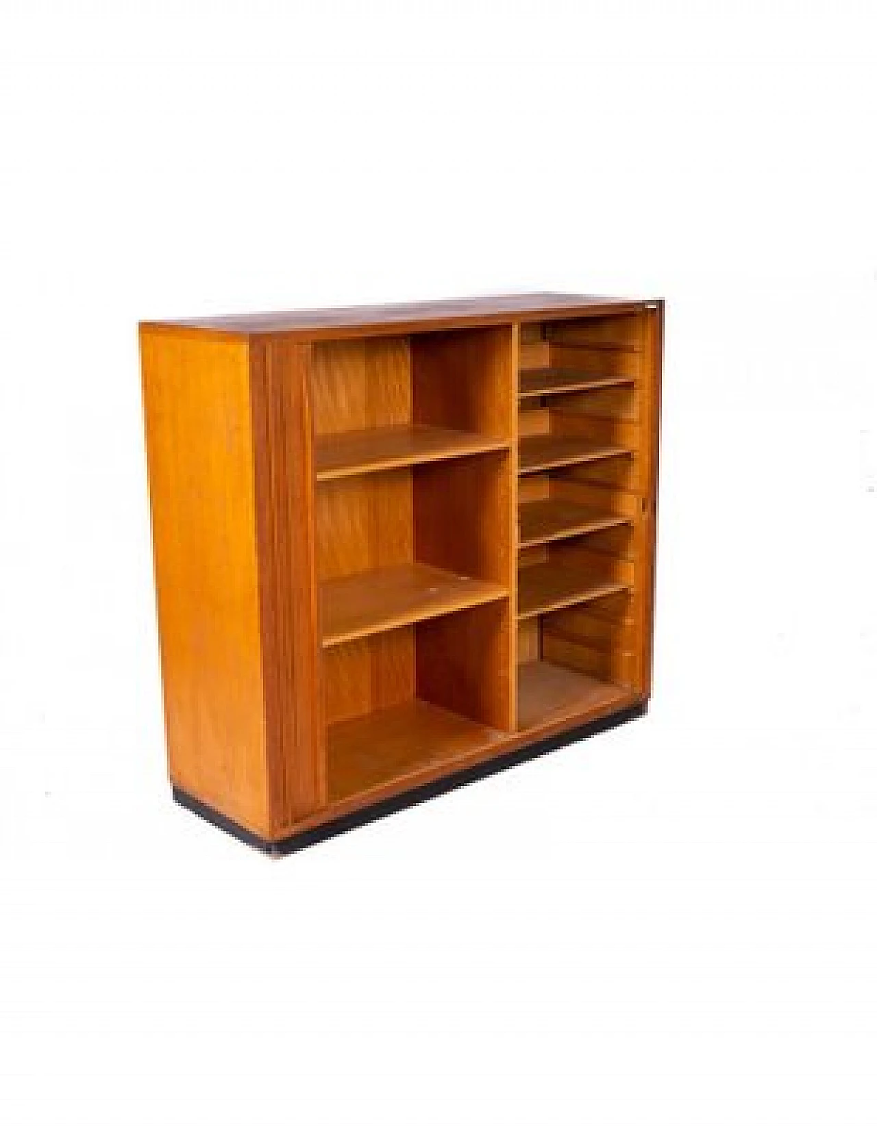 Mobiletto in legno chiaro, anni '70 2