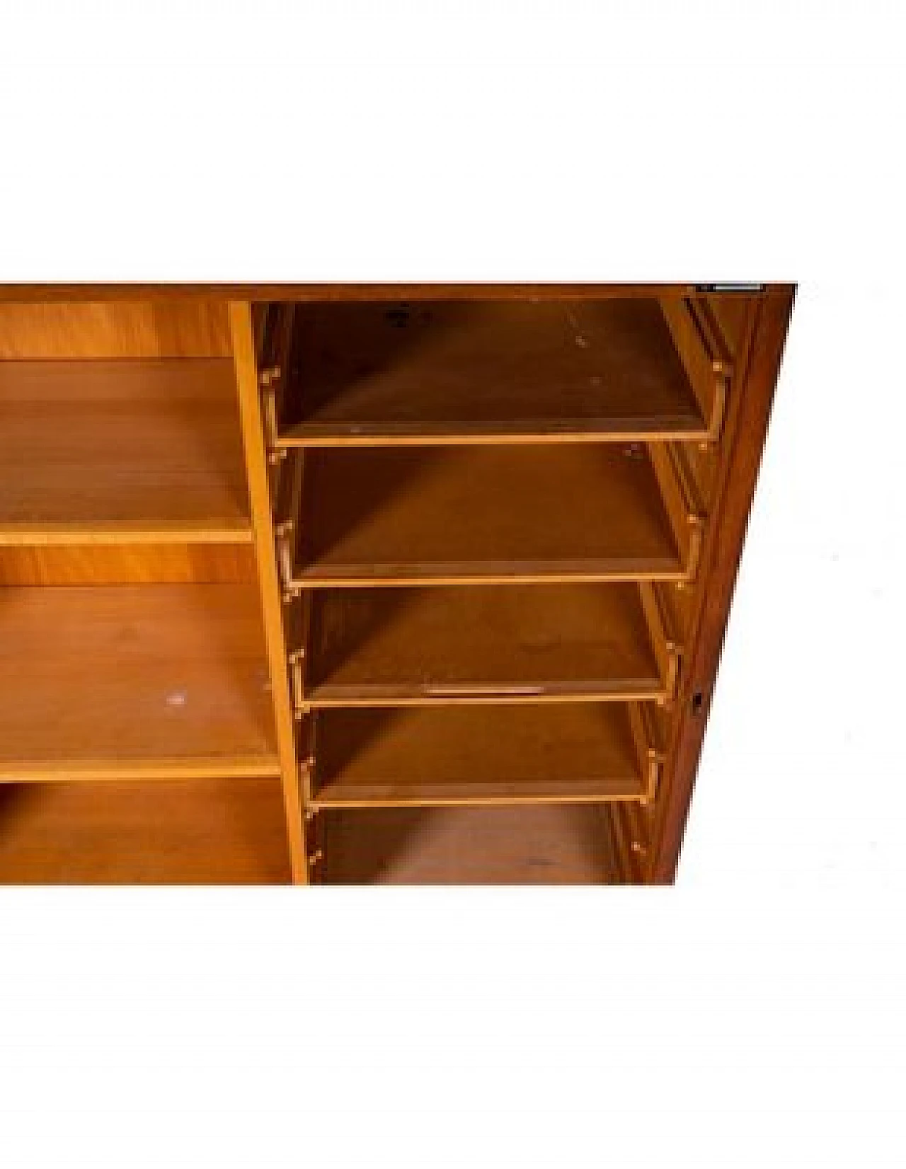 Mobiletto in legno chiaro, anni '70 4