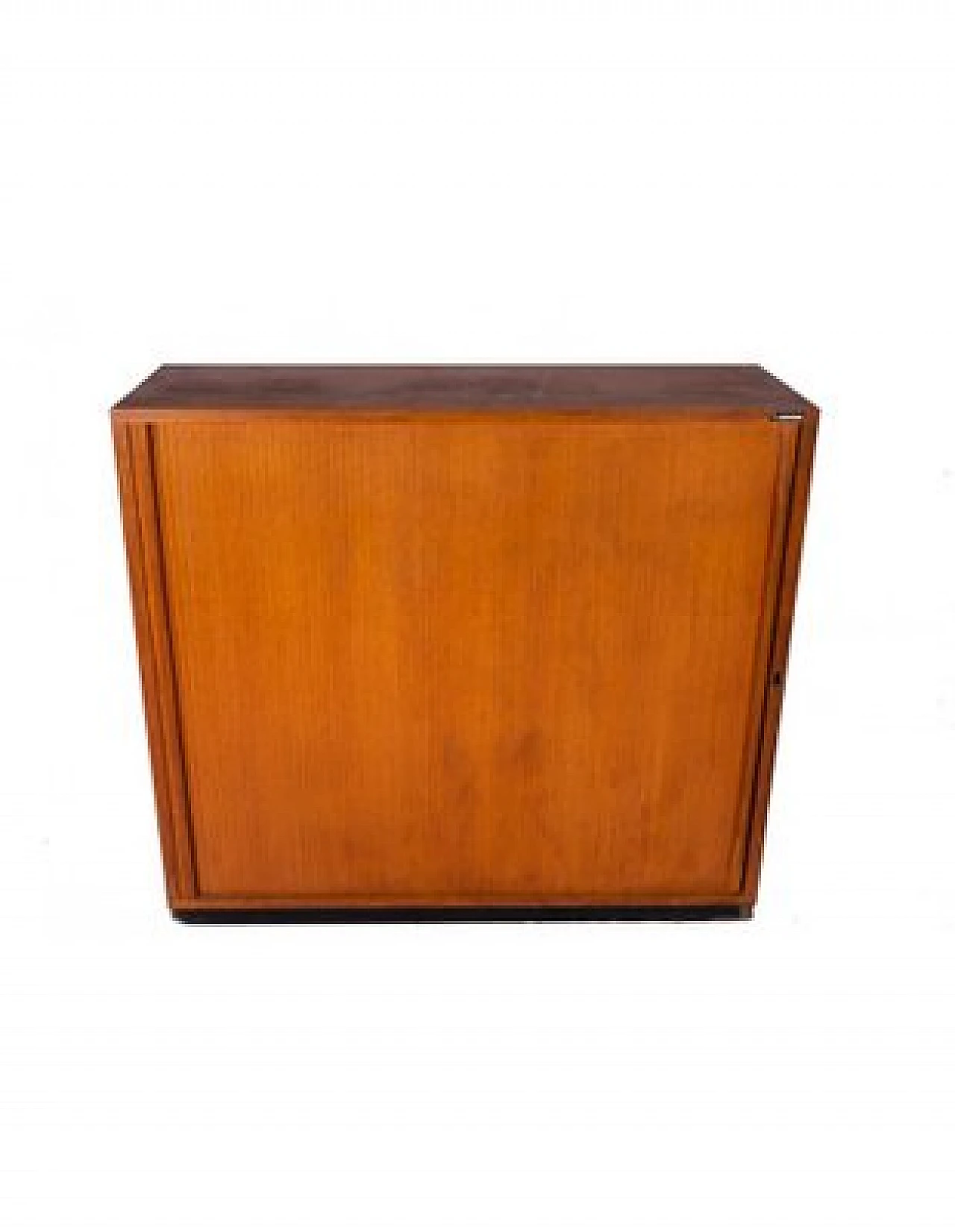 Mobiletto in legno chiaro, anni '70 5