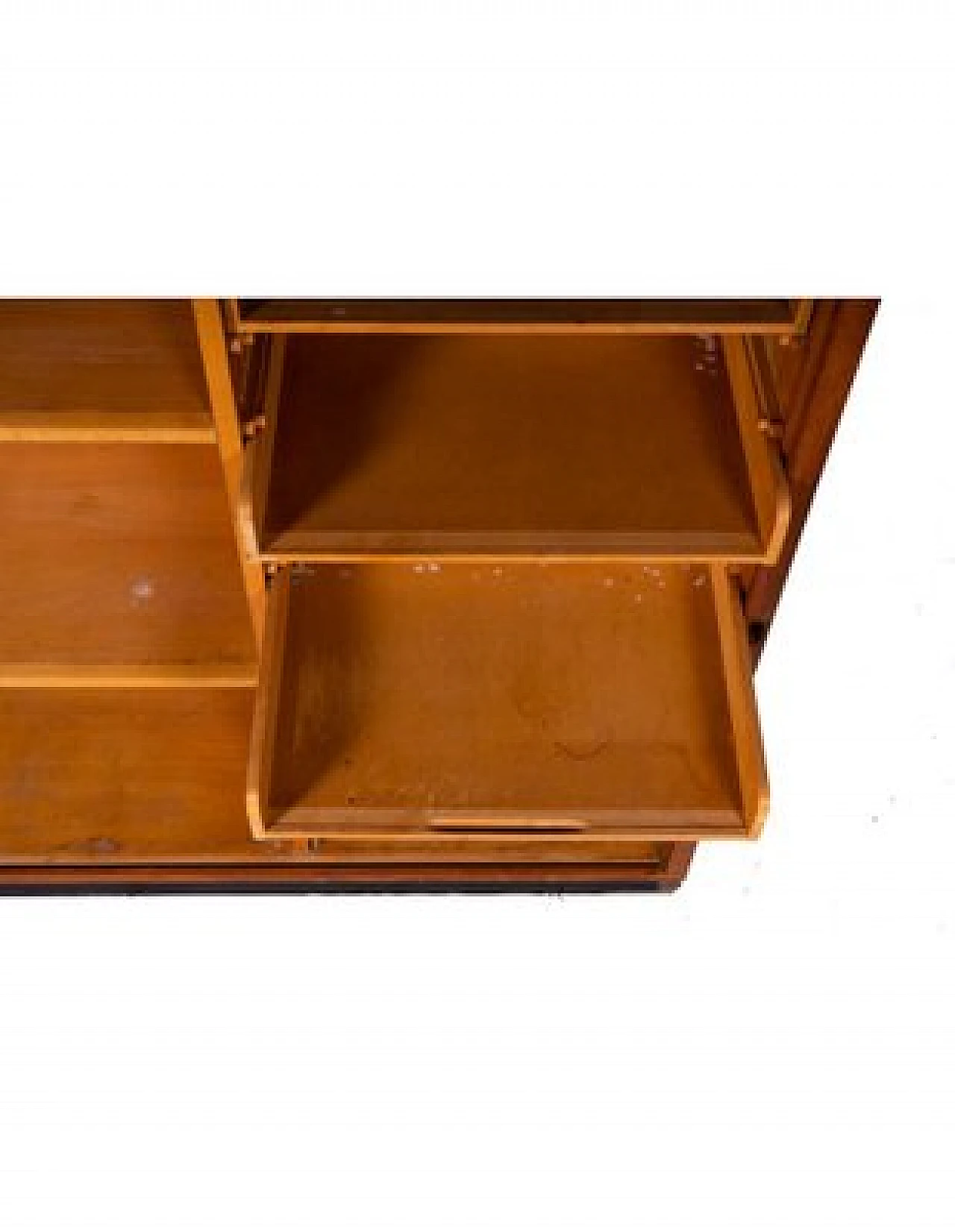 Mobiletto in legno chiaro, anni '70 6