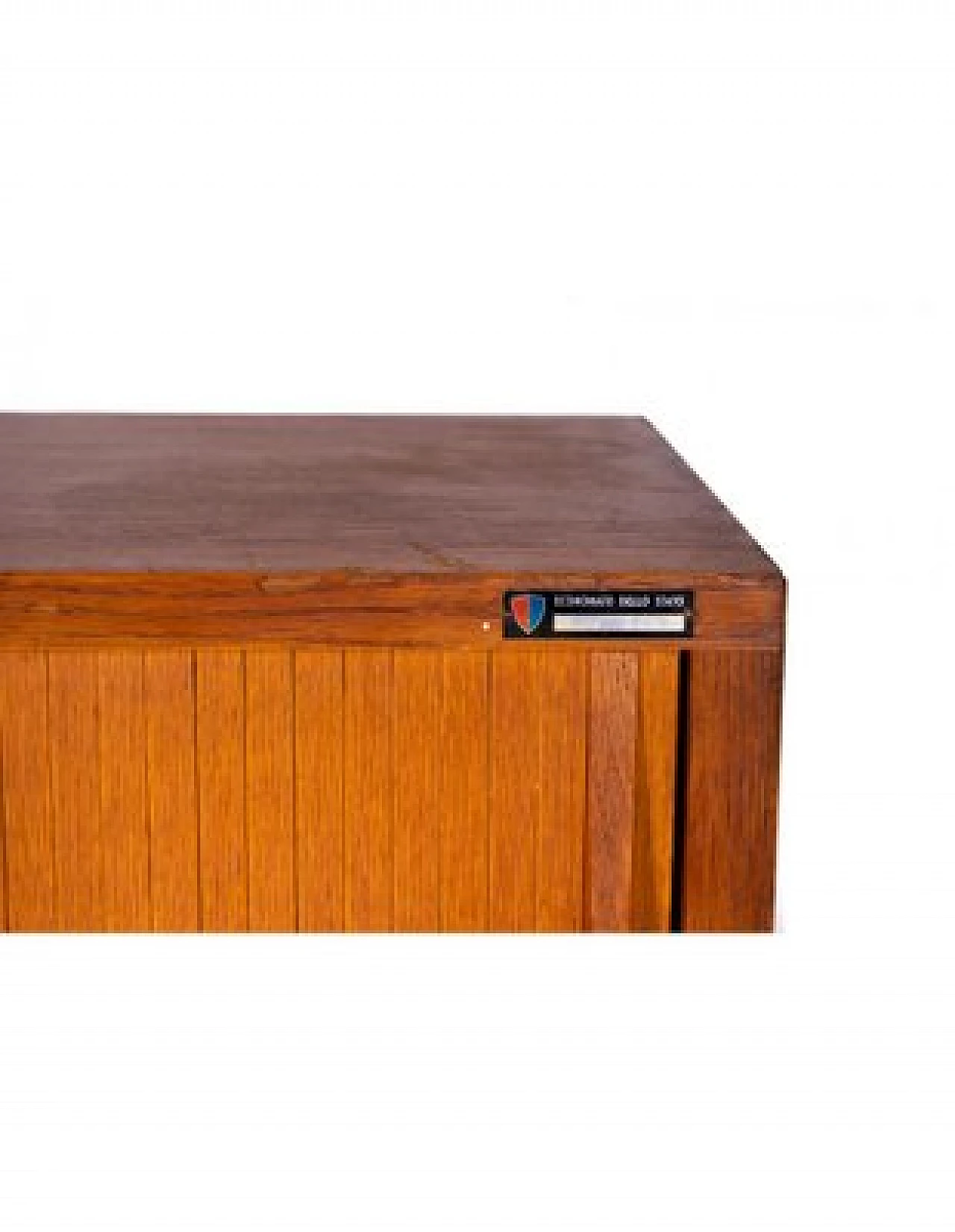 Mobiletto in legno chiaro, anni '70 8