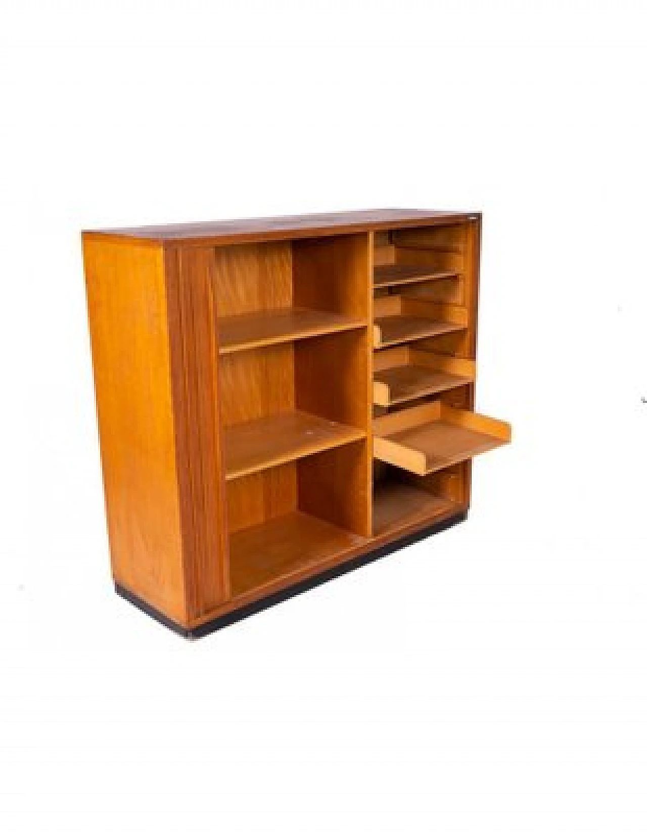 Mobiletto in legno chiaro, anni '70 10