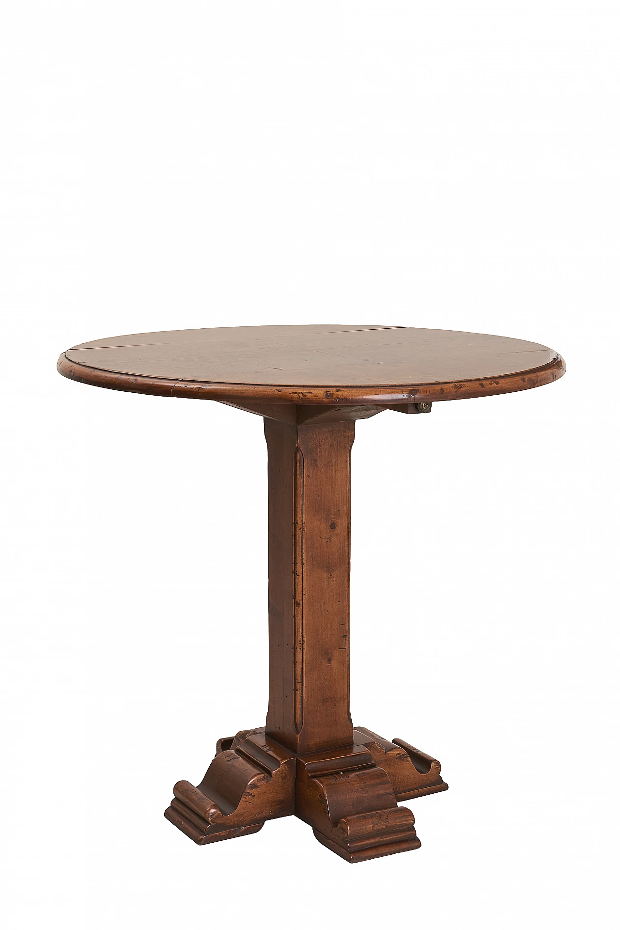 Tavolo in radica di noce con alette, anni '90 4