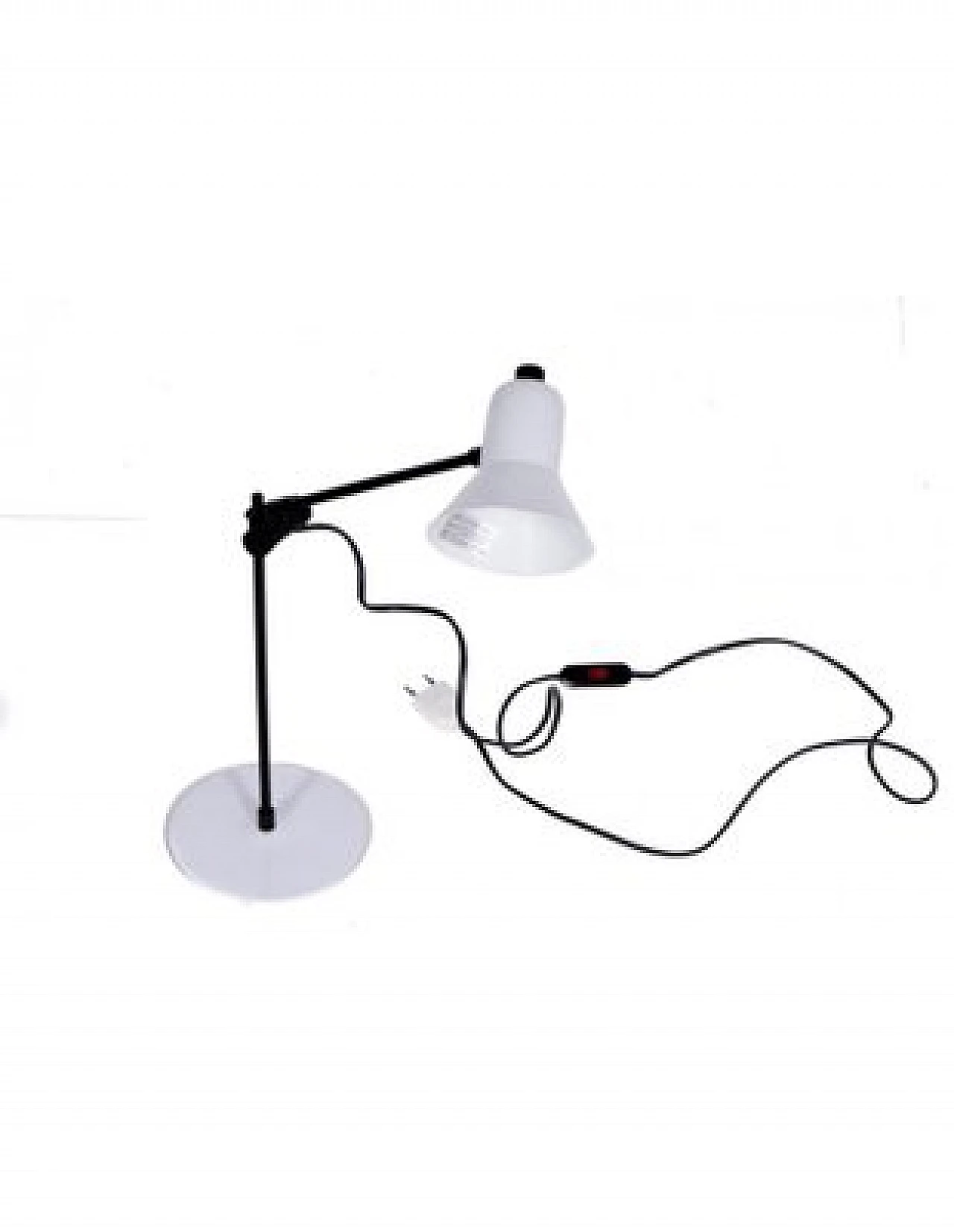 Lampada da tavolo in metallo laccato di Veneta Lumi, anni '70 1