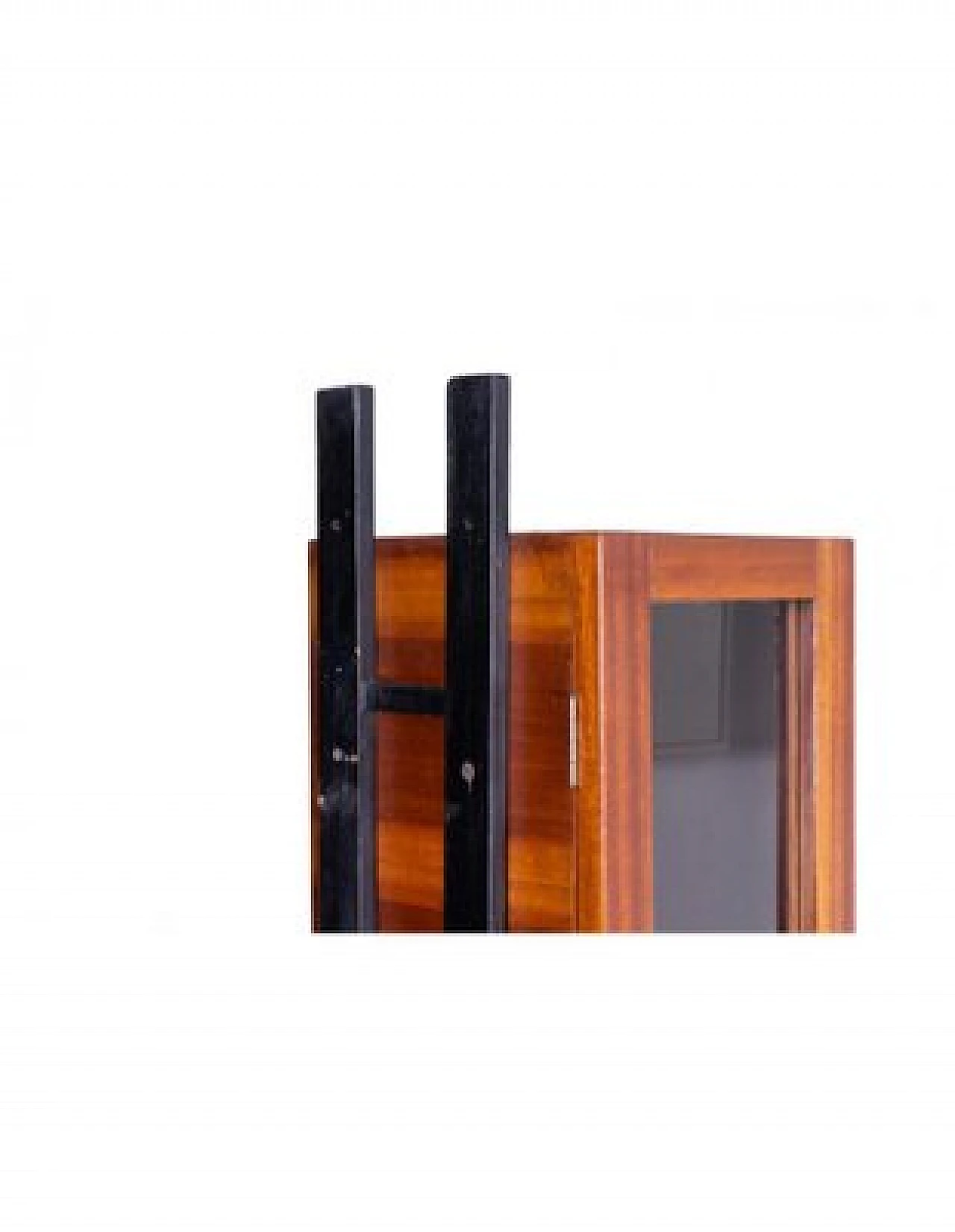 Mobiletto svedese con struttura in legno, fine '900 4