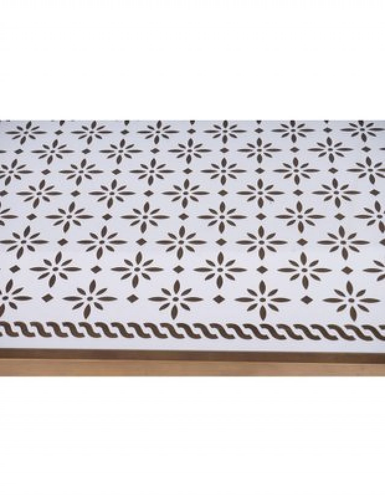 Tavolino in ottone con piano in vetro a specchio, anni '60 6