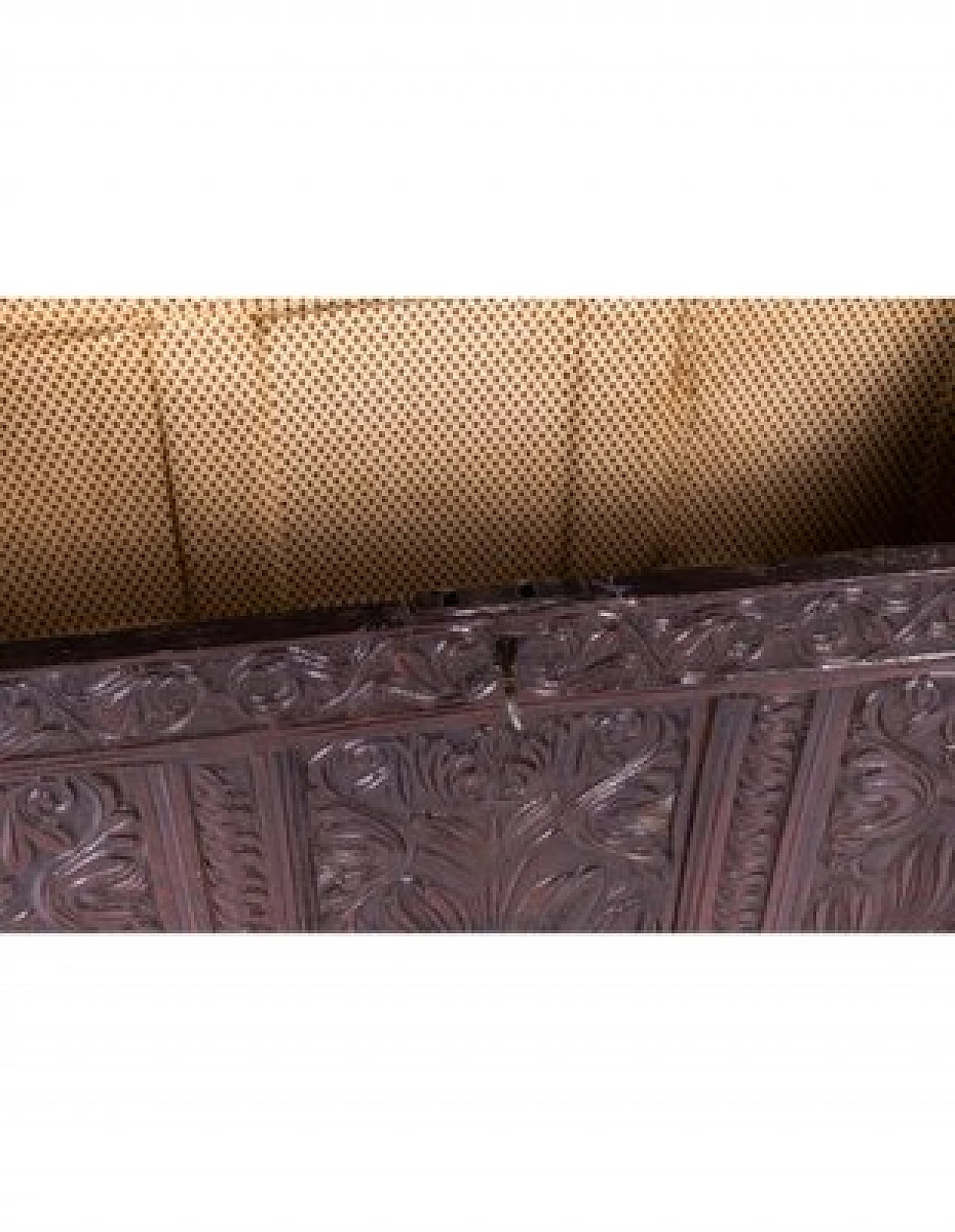 Cassapanca stile Rinascimentale in noce, anni '20 7