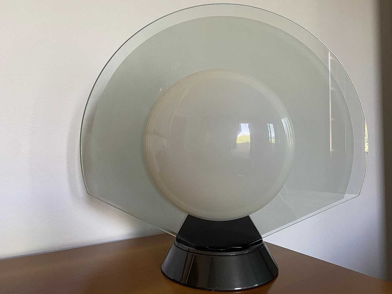 Tikal 1555 table lamp by P. G. Ramella for Arteluce, 1980s 1