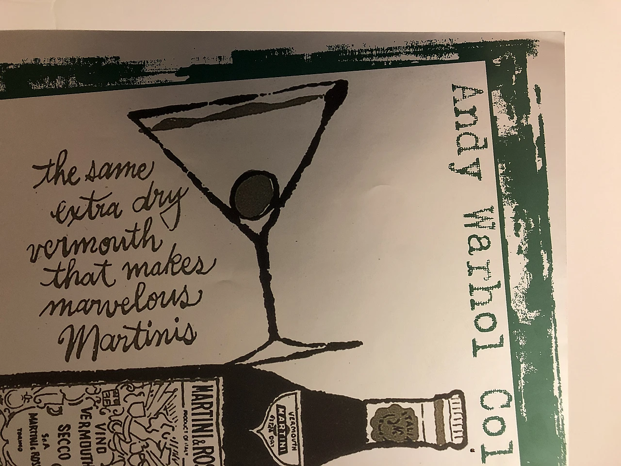 Andy Warhol, 2001 (62s)- MARTINI ART GALLERY - Original poster printed 5