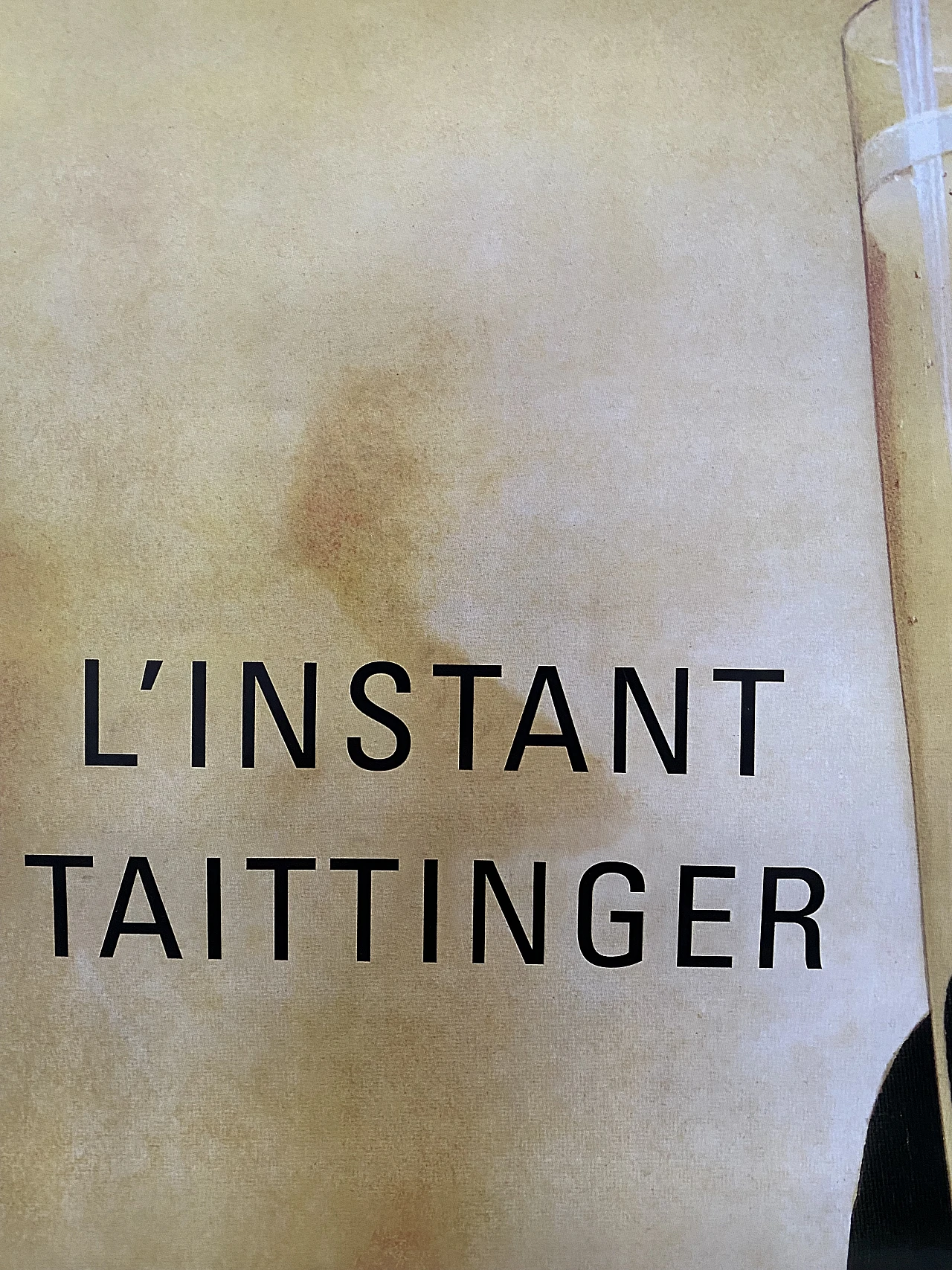 L'Instant Taittinger, advertising poster, 1987 10