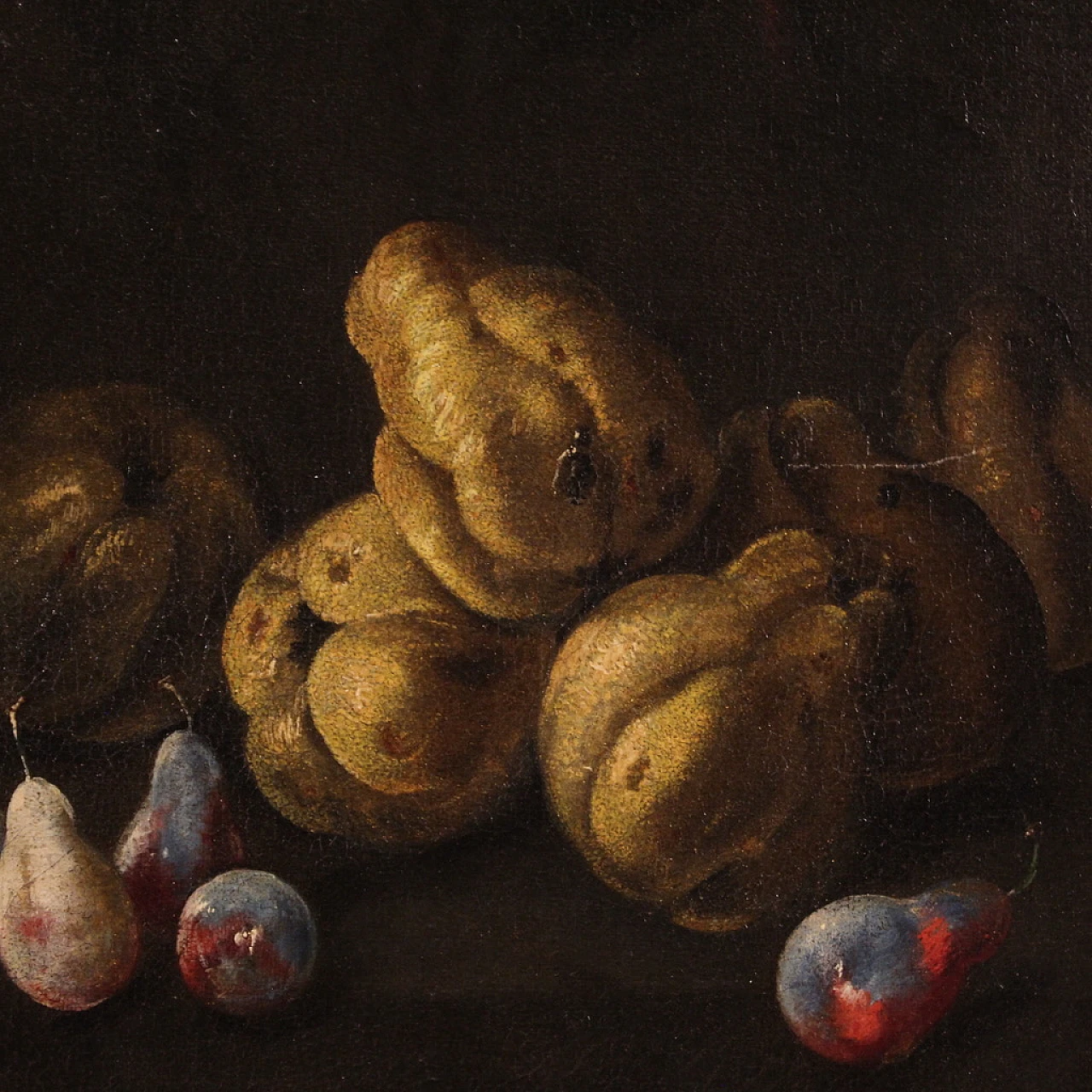 Nature morte con pappagalli, coppia di dipinti a olio su tela, '600 6