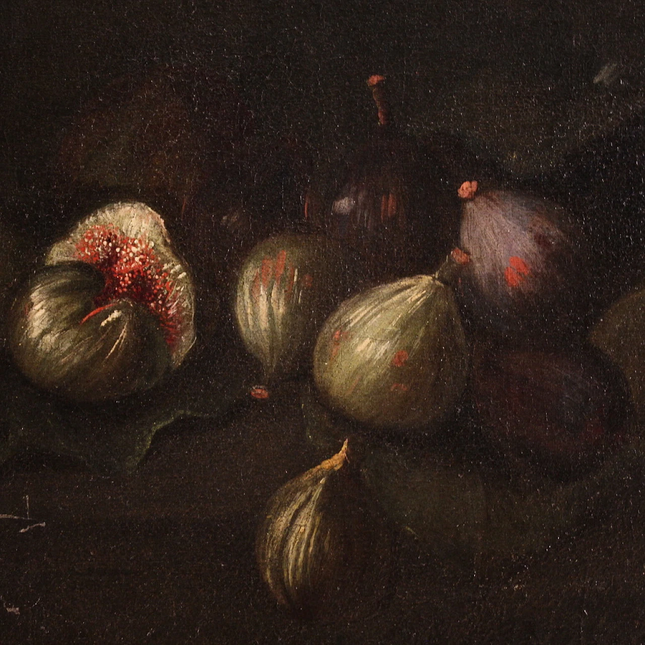 Nature morte con pappagalli, coppia di dipinti a olio su tela, '600 14