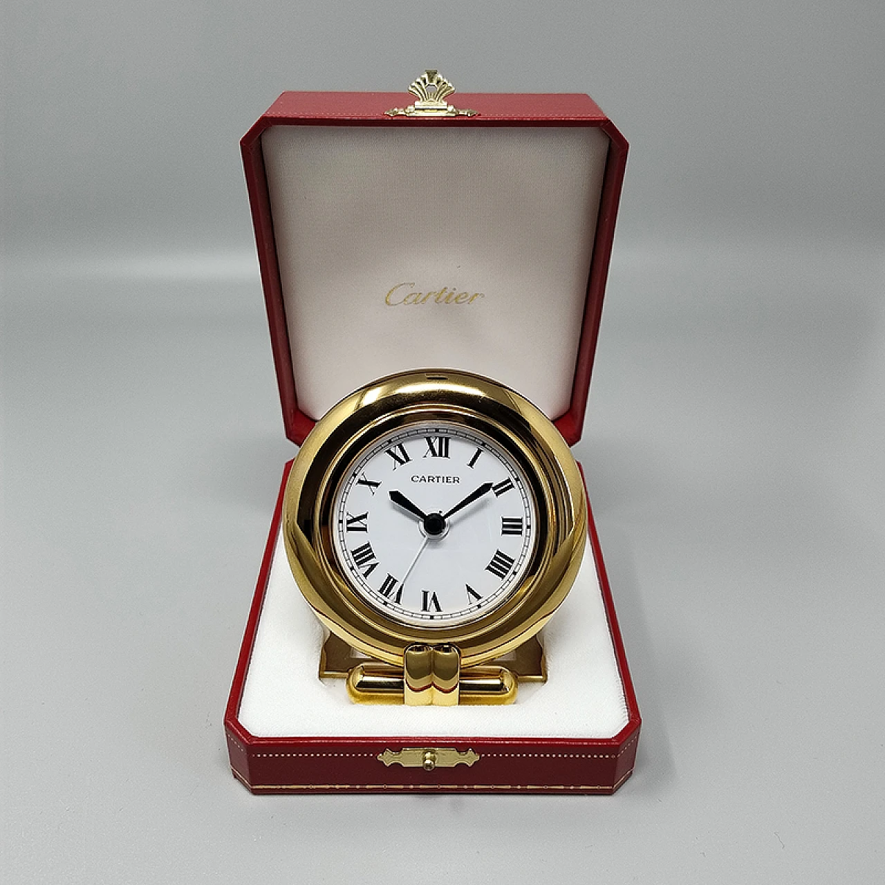 Colisee pendulette alarm clock by Cartier, 1990s 6