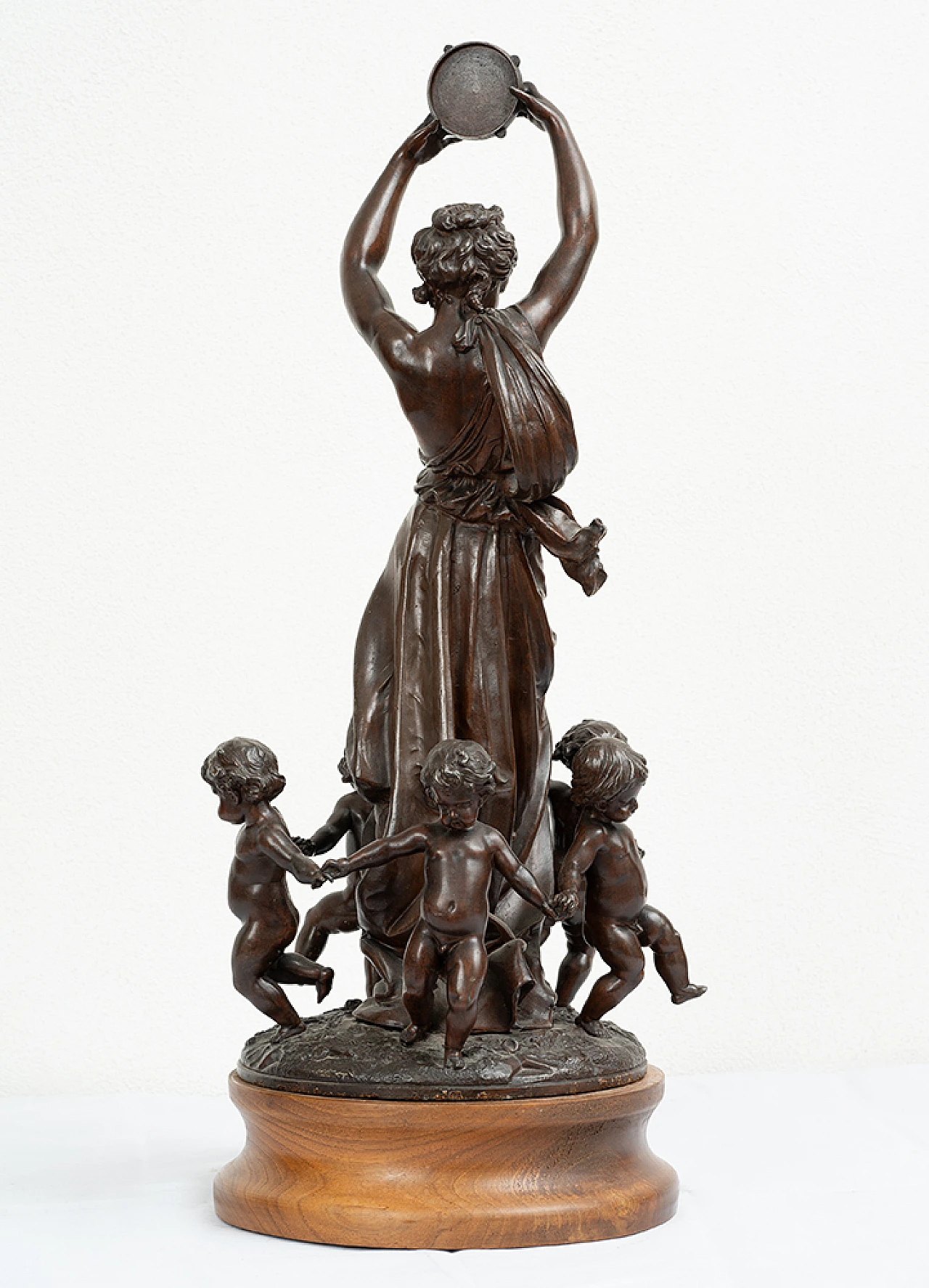 Antimony sculpture Napoleon III depicting dancing, mid-19th century 4
