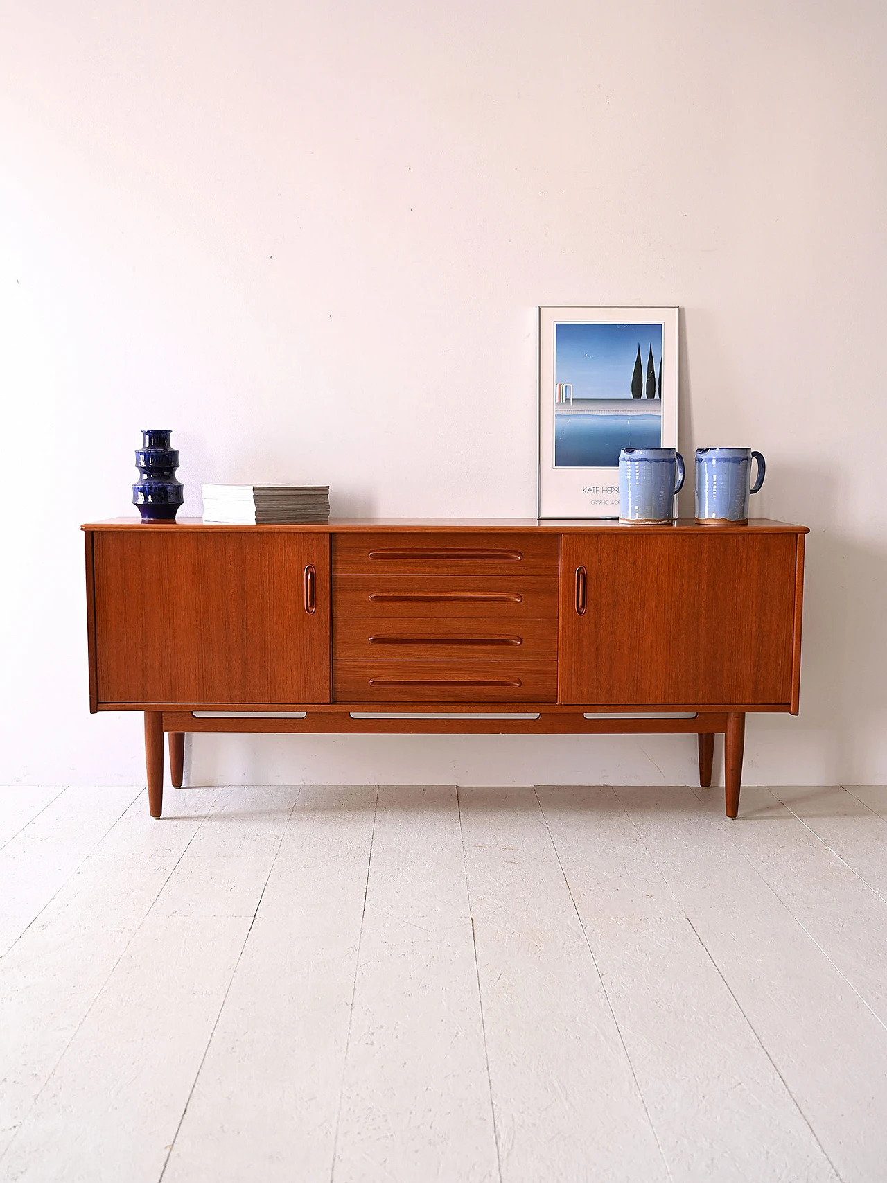 Cortina teak sideboard by Nils Jonsson, 1960s 1