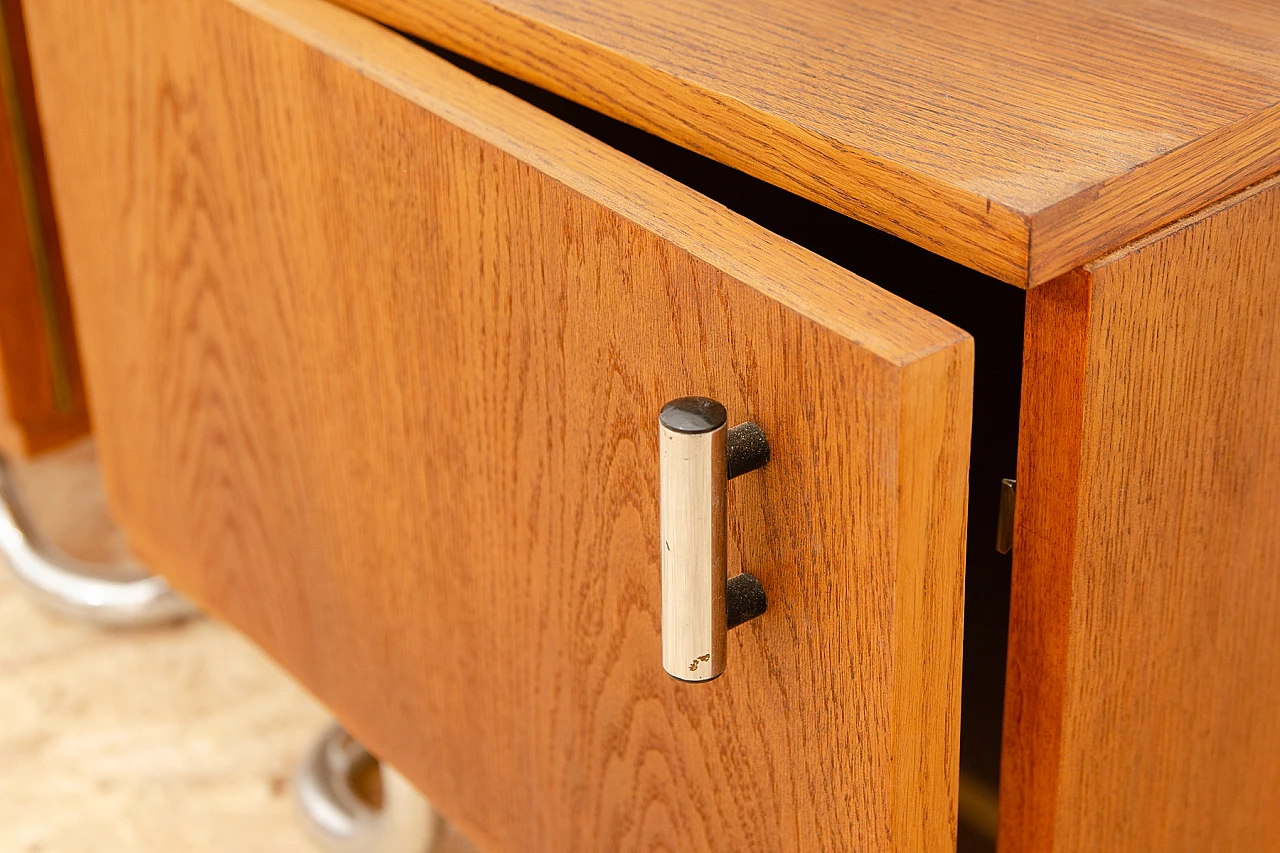 Pair of Bauhaus style bedside tables by Vichr & Spol for Kovona, 1950s 14