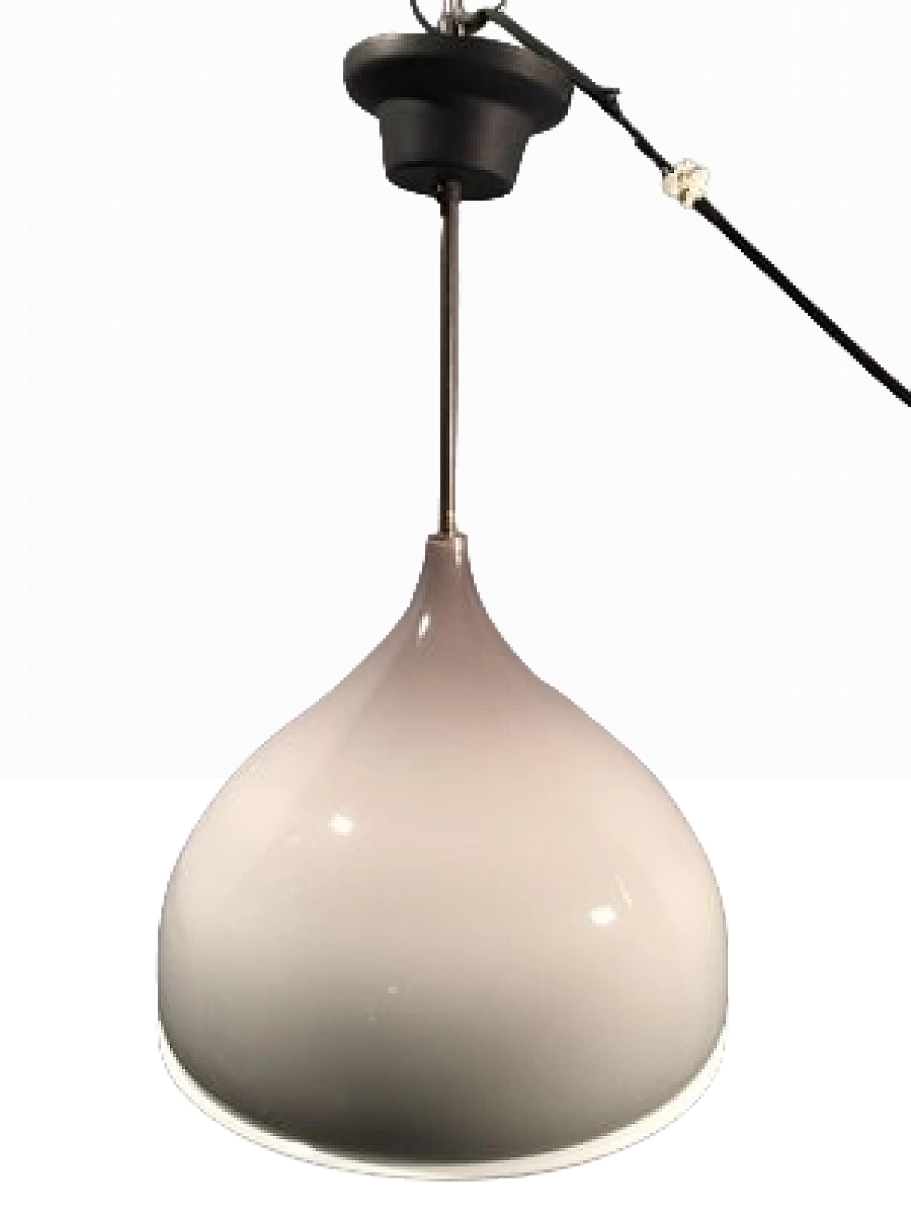 Glass chandelier by Alessandro Pianon for Vistosi, 1970s 9