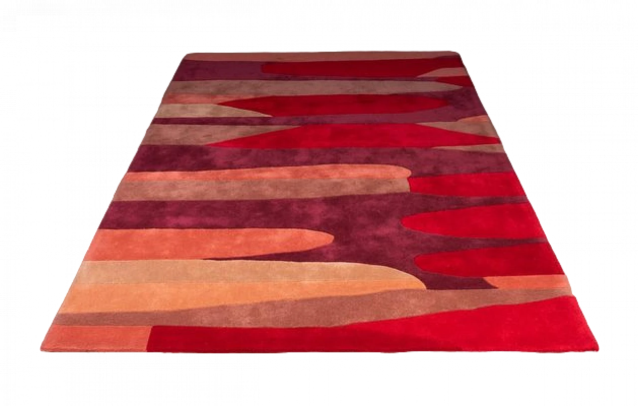 Tallinn rectangular red carpet, late 20th century 5