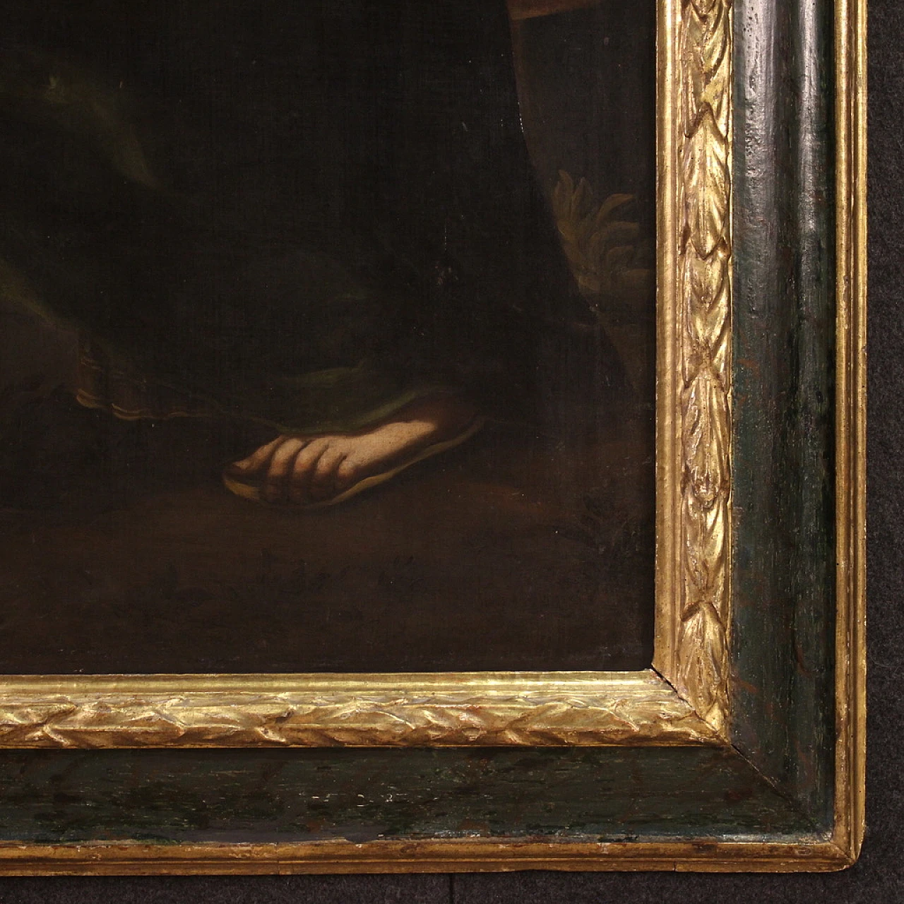 Christ and the Samaritan woman, oil painting on canvas, 17th century 4