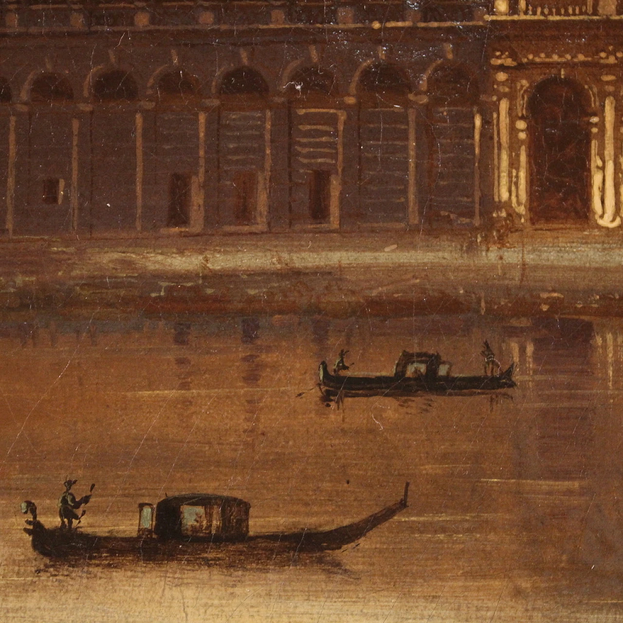 Veduta di Venezia, dipinto a olio su tela, metà '700 15