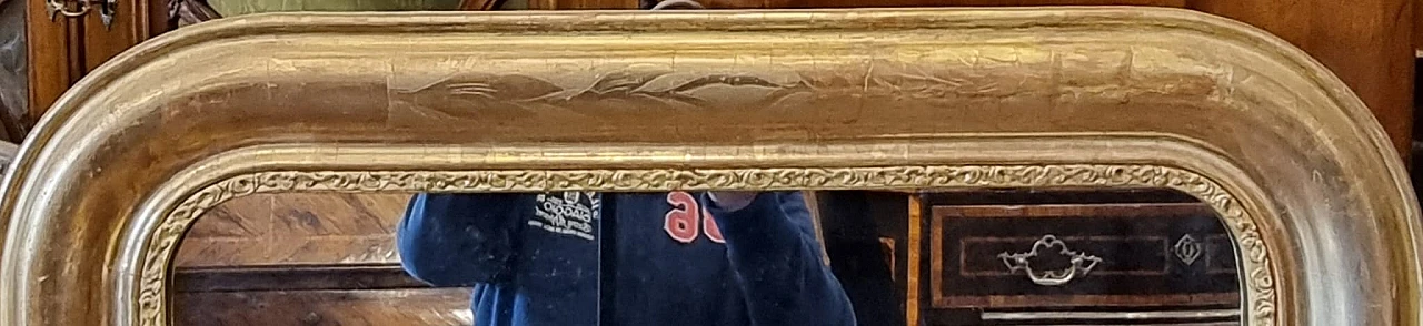 Specchio francese in foglia oro zecchino, '800 4