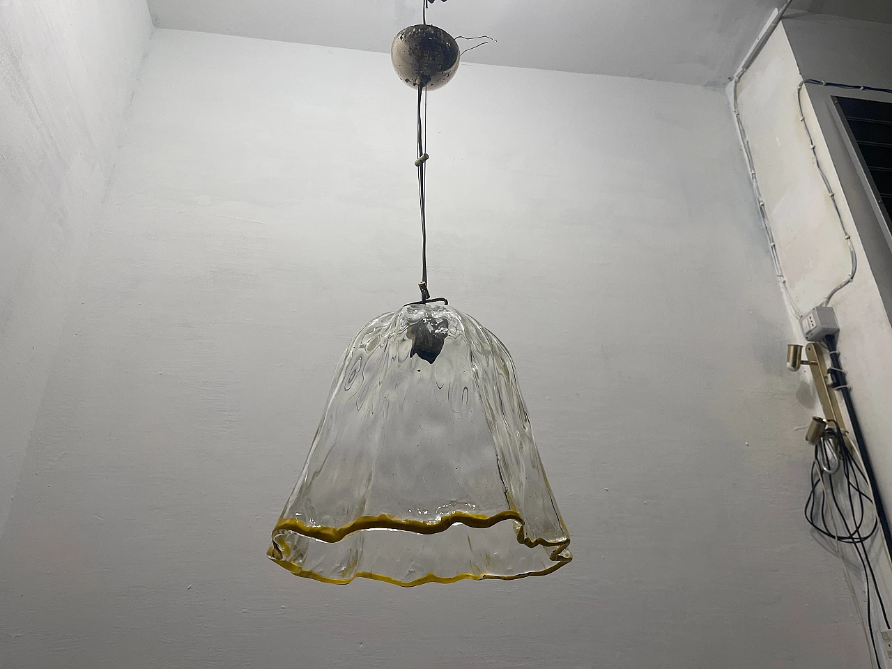 Murano glass hanging lamp by La Murrina, 1970s 2