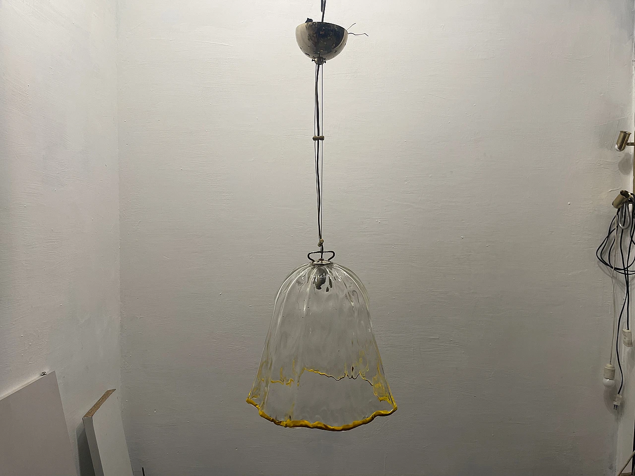 Murano glass hanging lamp by La Murrina, 1970s 5