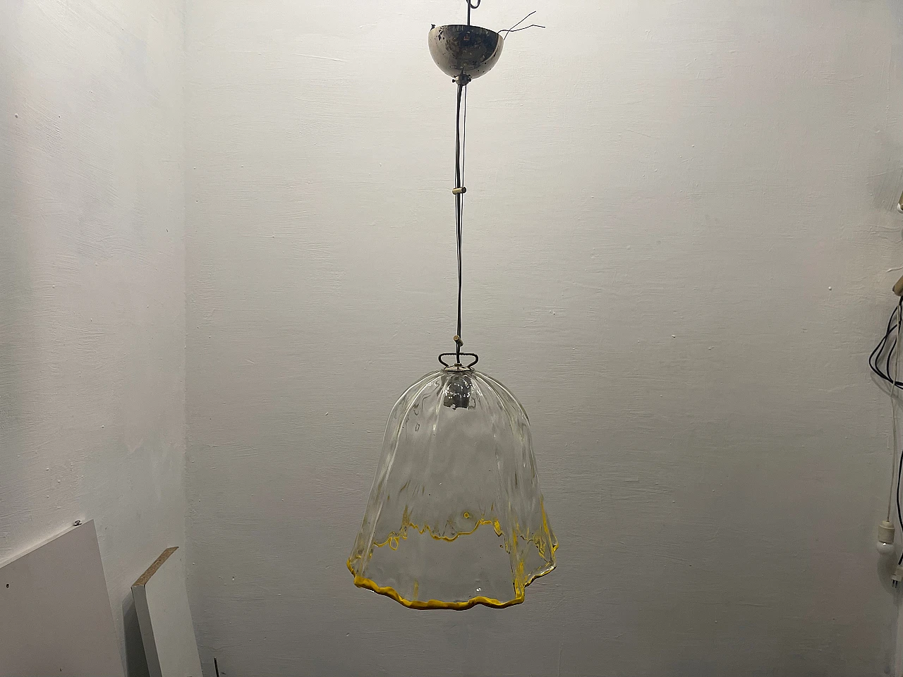 Murano glass hanging lamp by La Murrina, 1970s 6