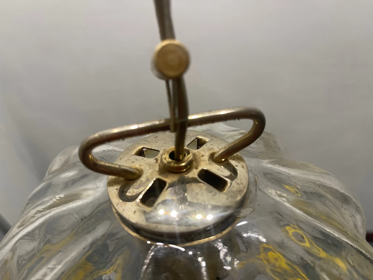 Murano glass hanging lamp by La Murrina, 1970s 8