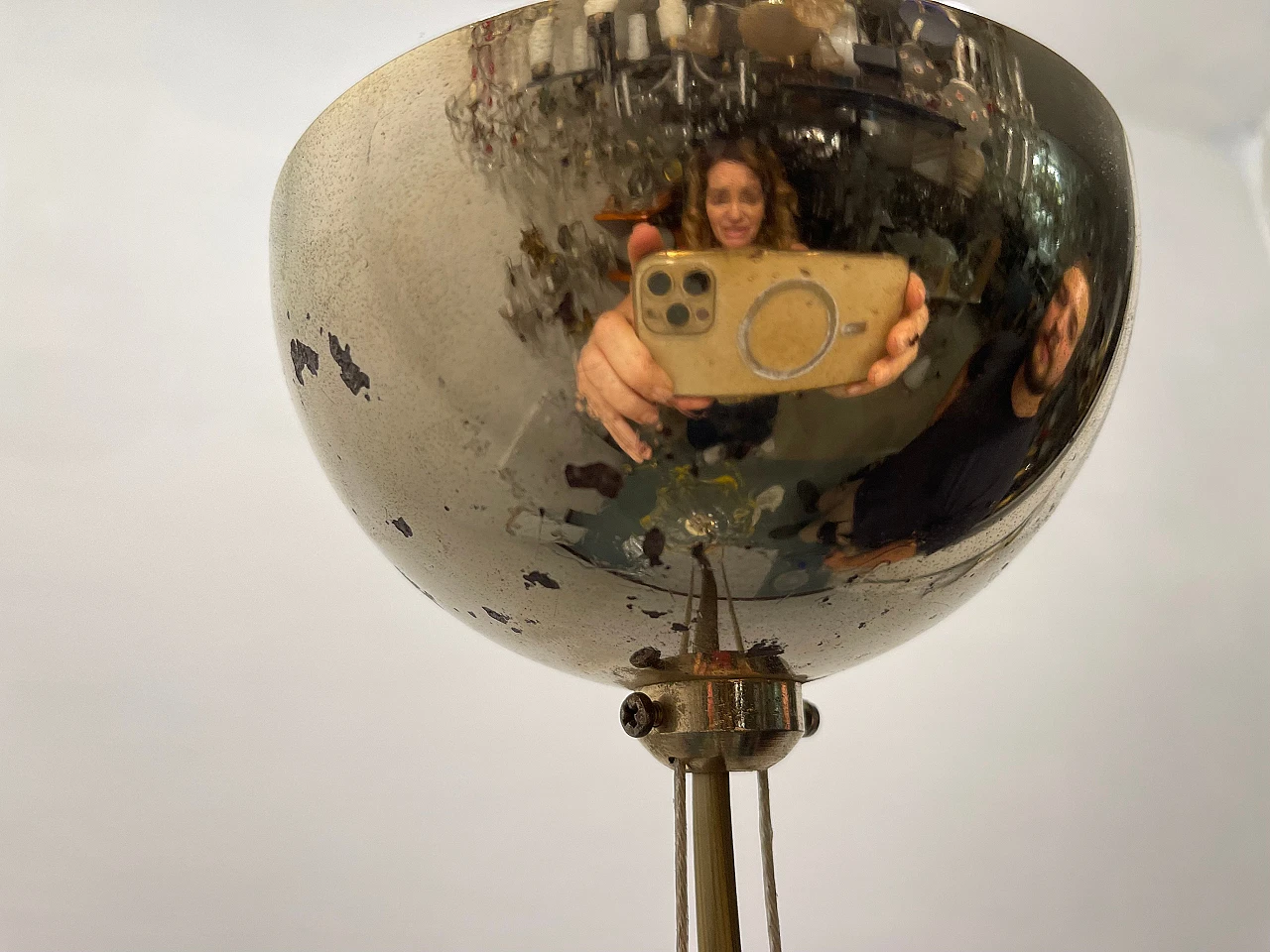 Murano glass hanging lamp by La Murrina, 1970s 9