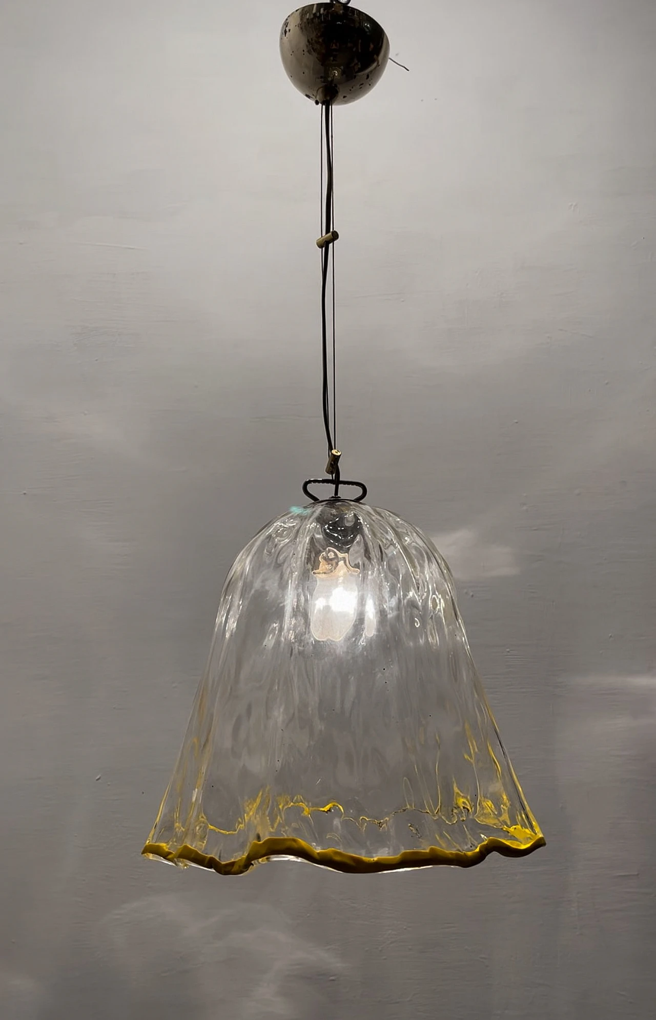 Murano glass hanging lamp by La Murrina, 1970s 11